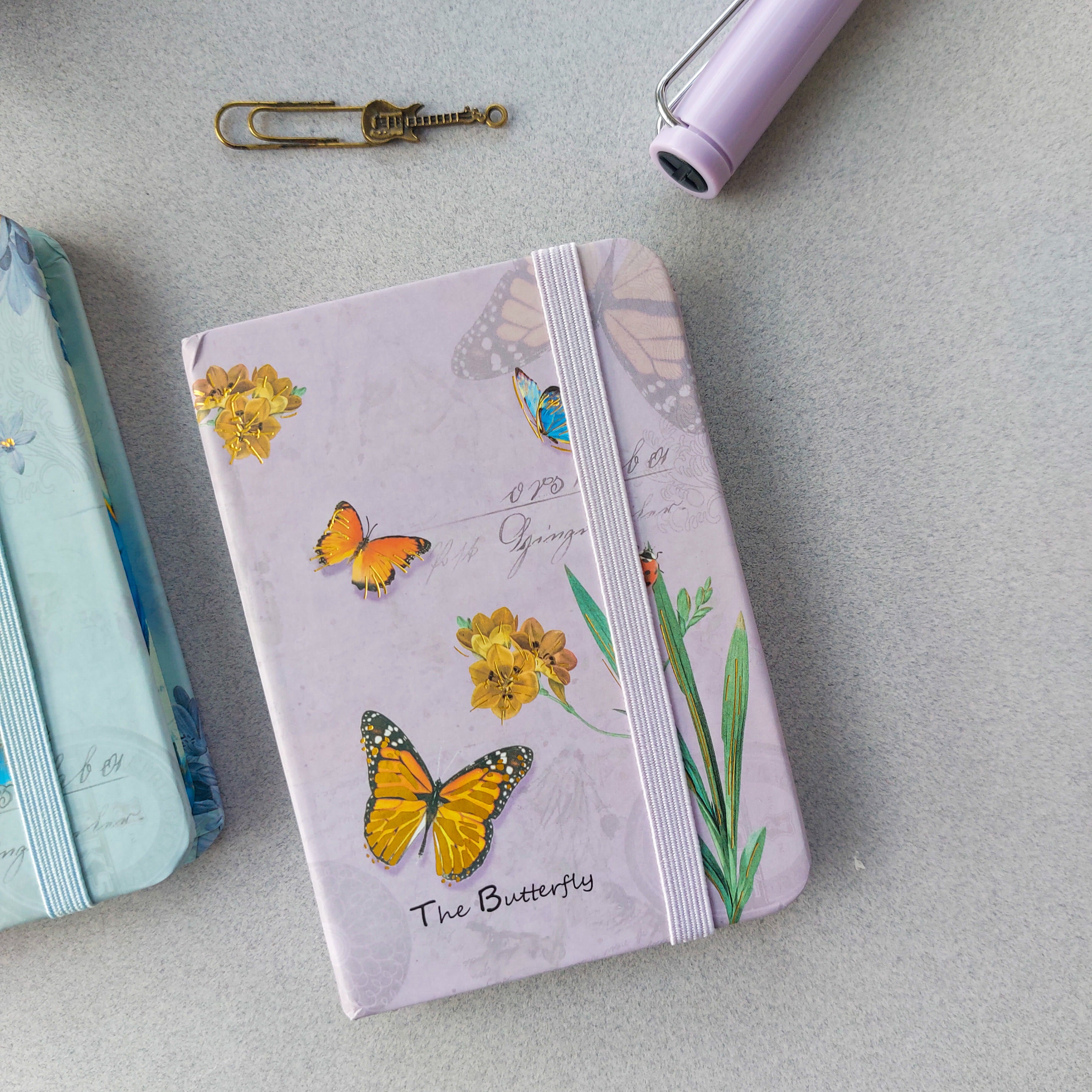 Butterfly Series Ruled Diaries A6