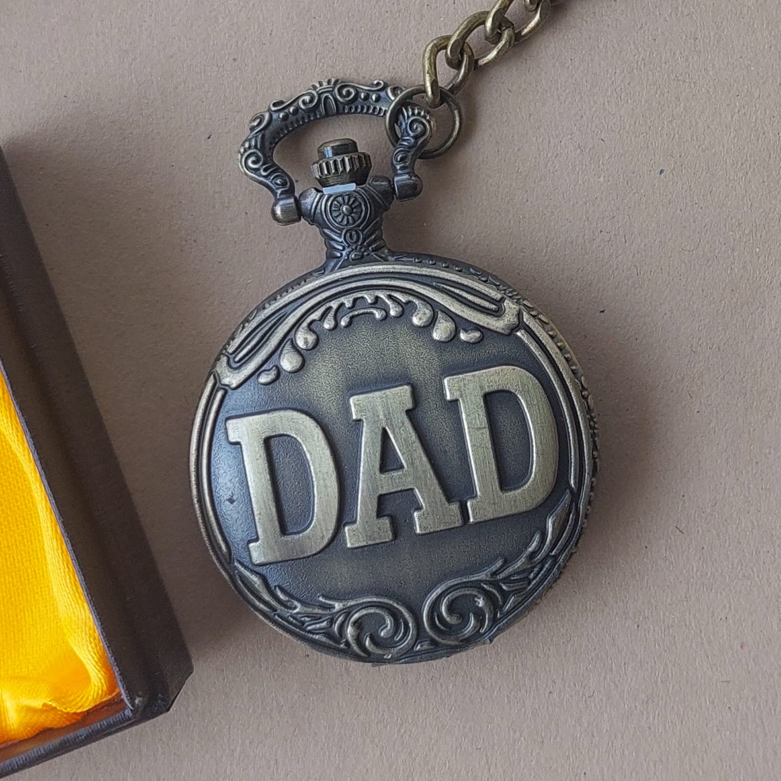 Dad & Mom Vintage Series Pocket Watch Keychains