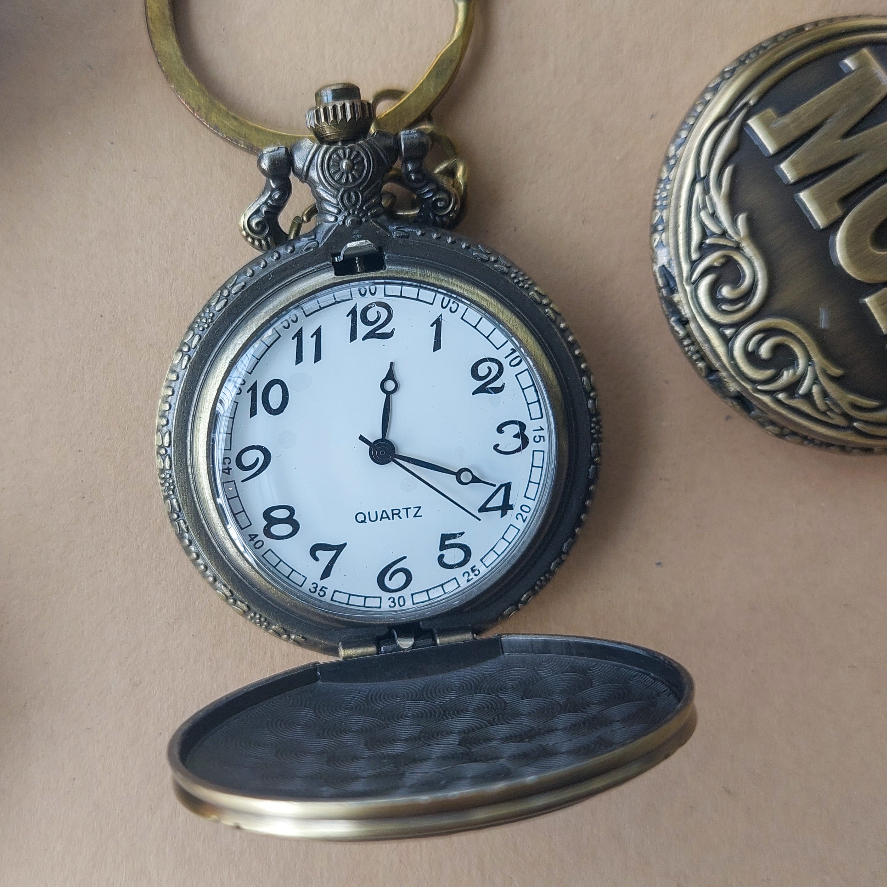 Dad & Mom Vintage Series Pocket Watch Keychains