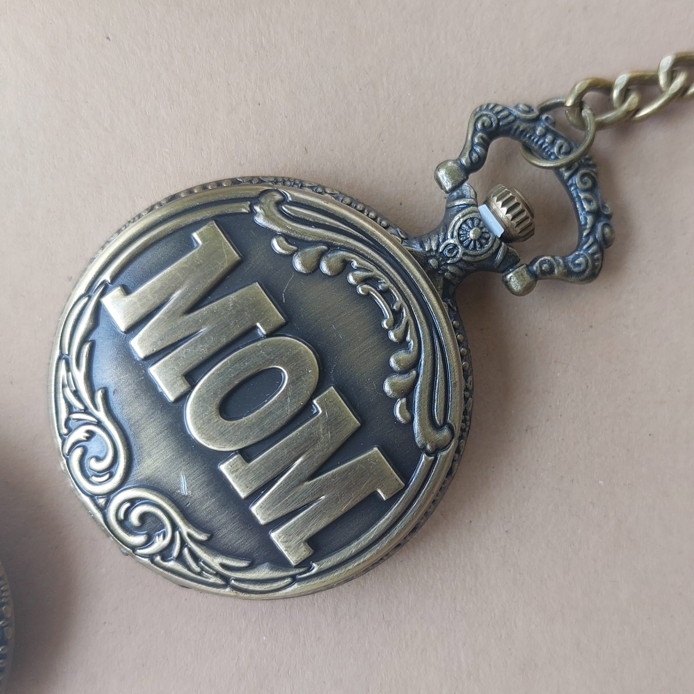 Dad & Mom Vintage Series Pocket Watch Keychains