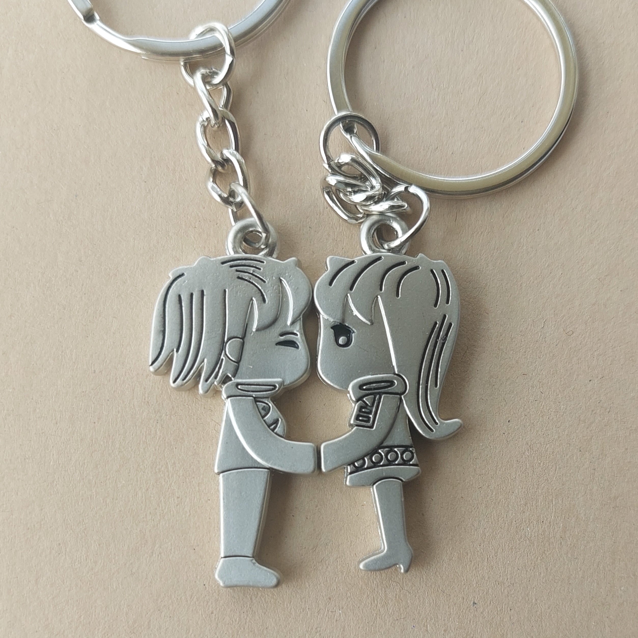 Couples Keychains Steel (Magnetic)