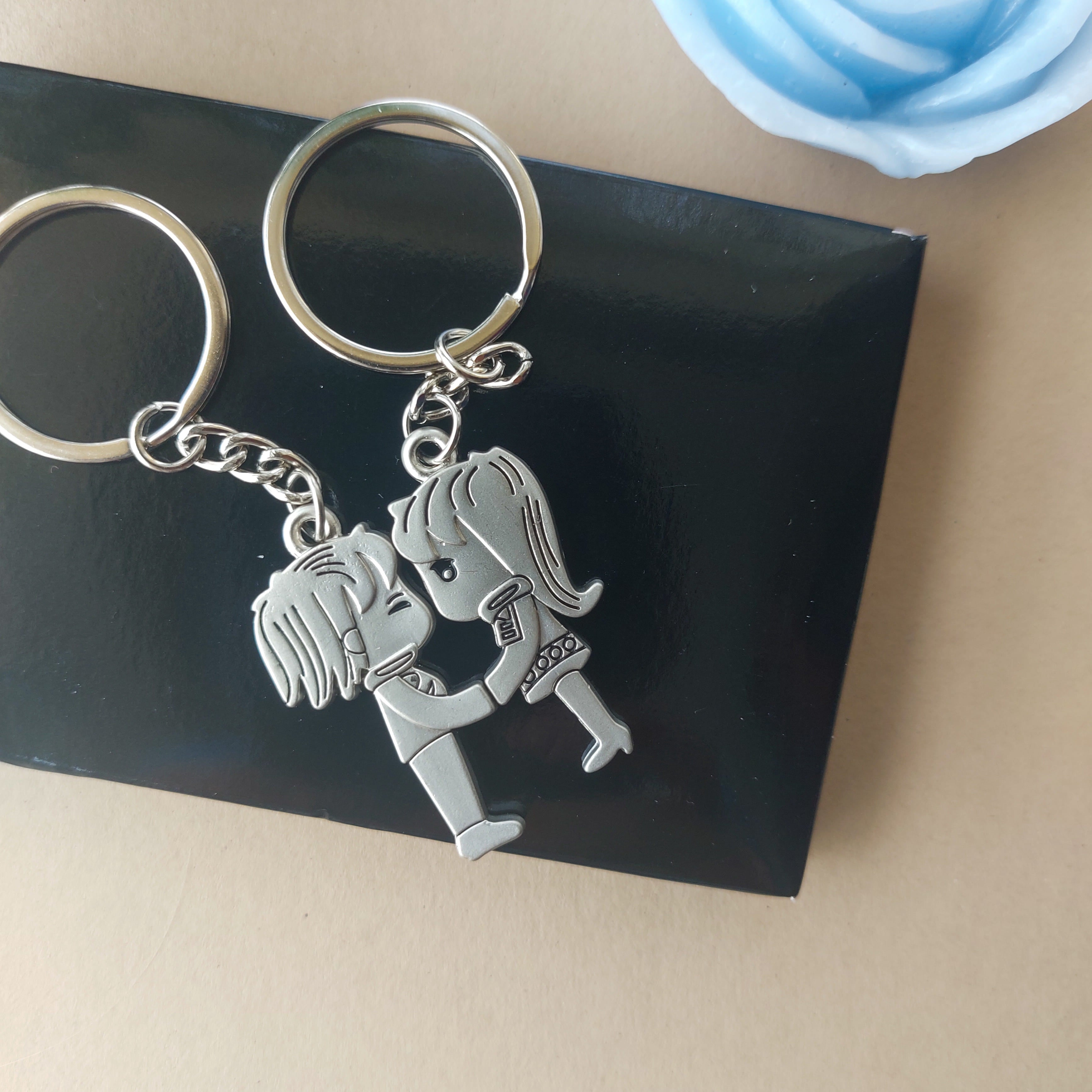 Couples Keychains Steel (Magnetic)