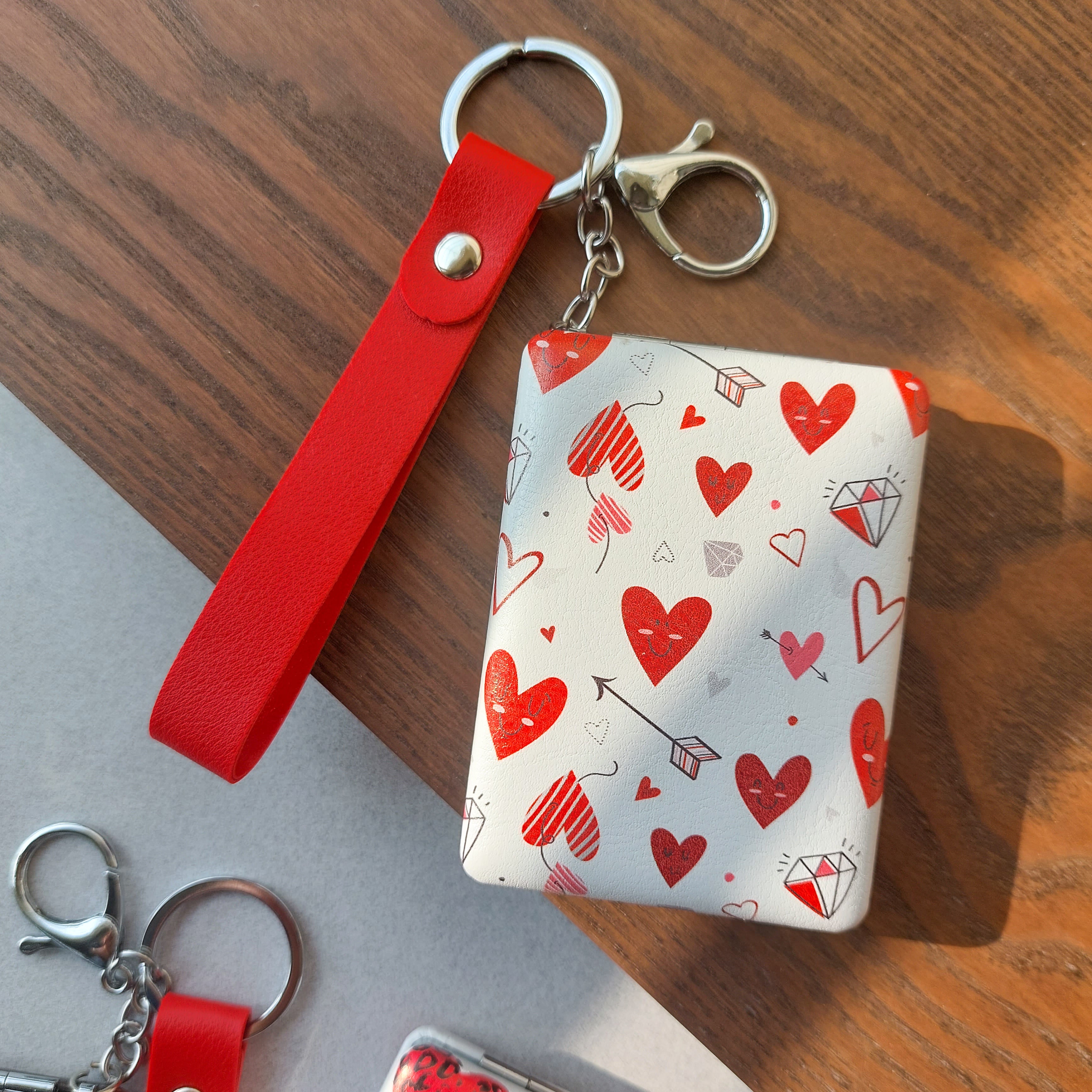 Designer Pocket Mirrors with Strap