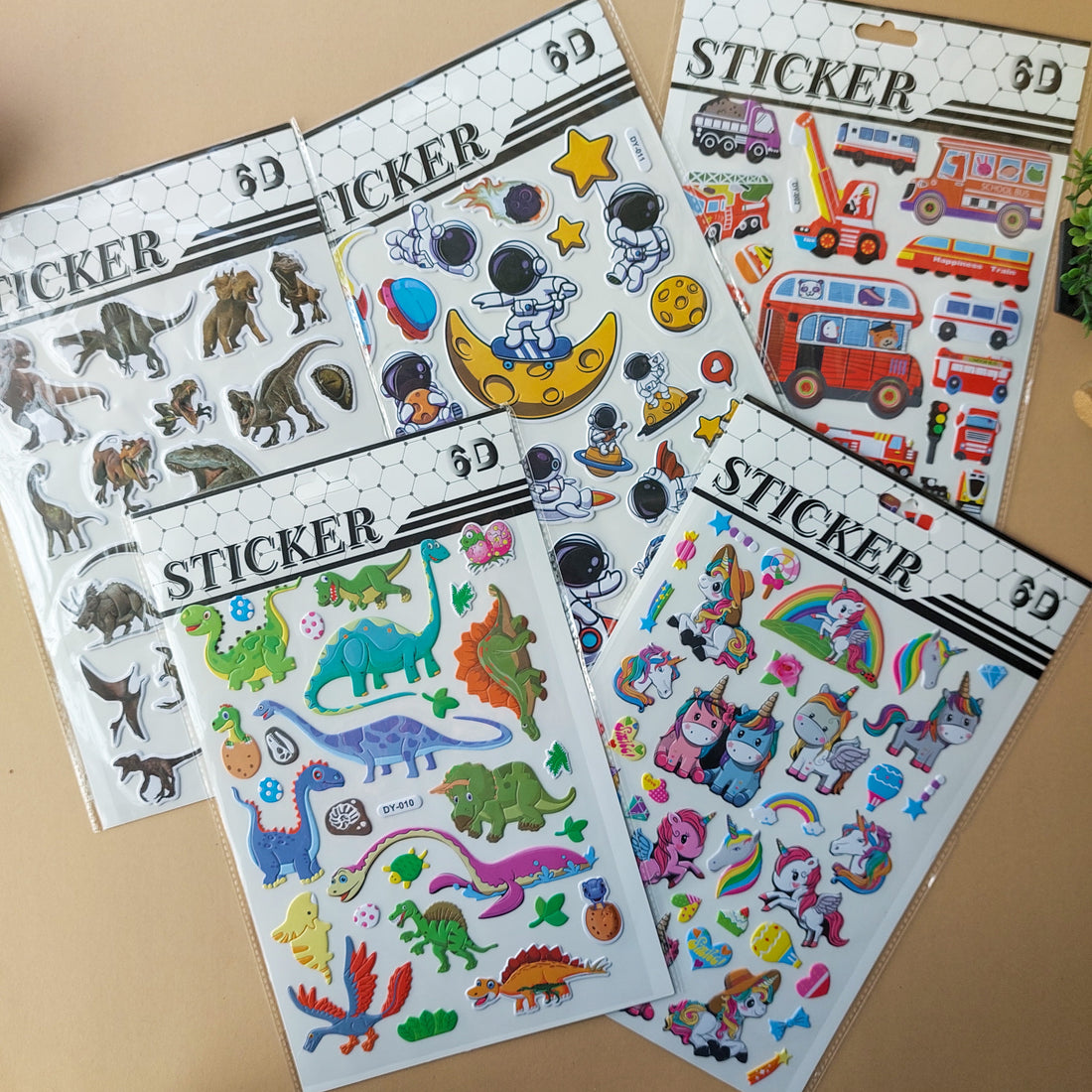6D Stickers