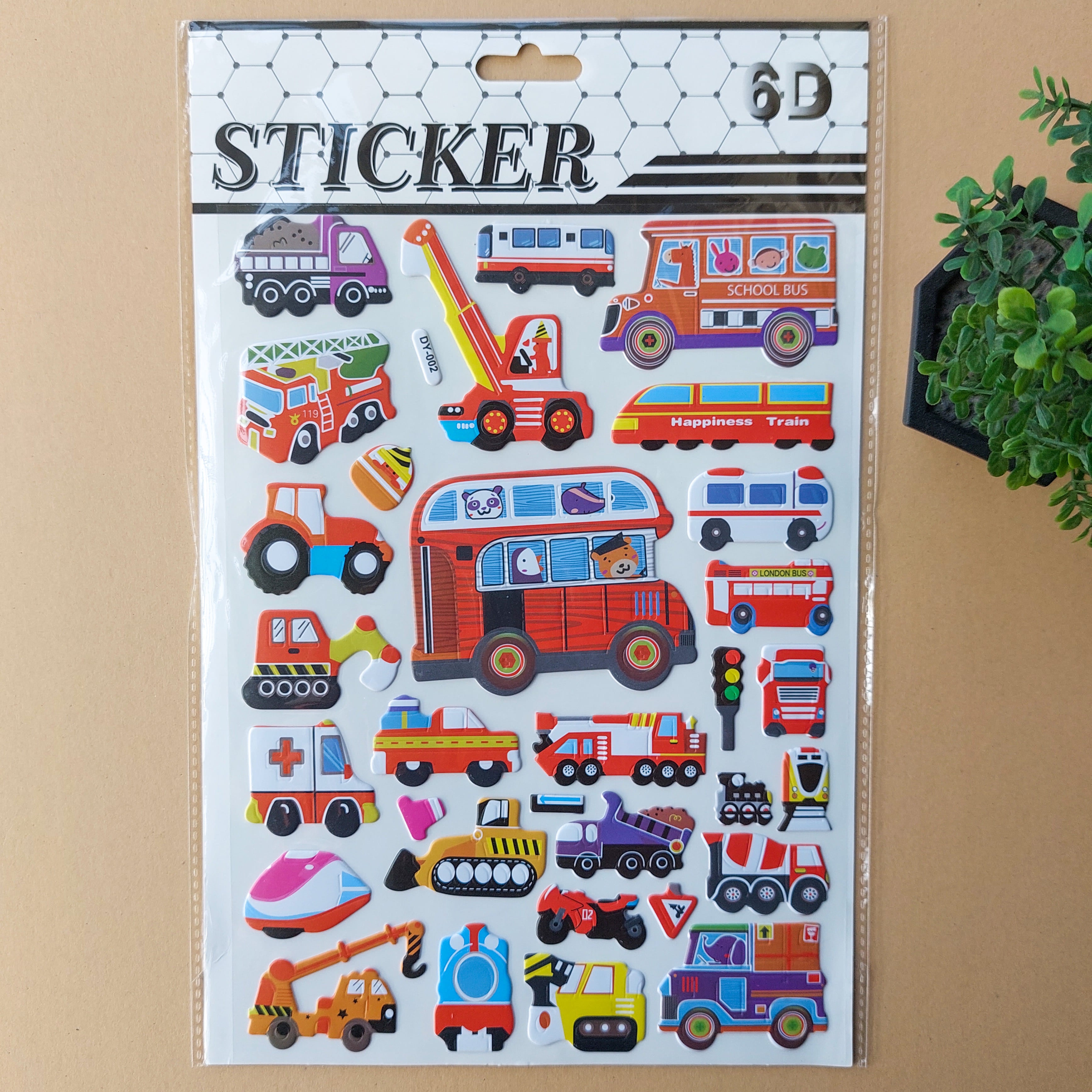 6D Stickers