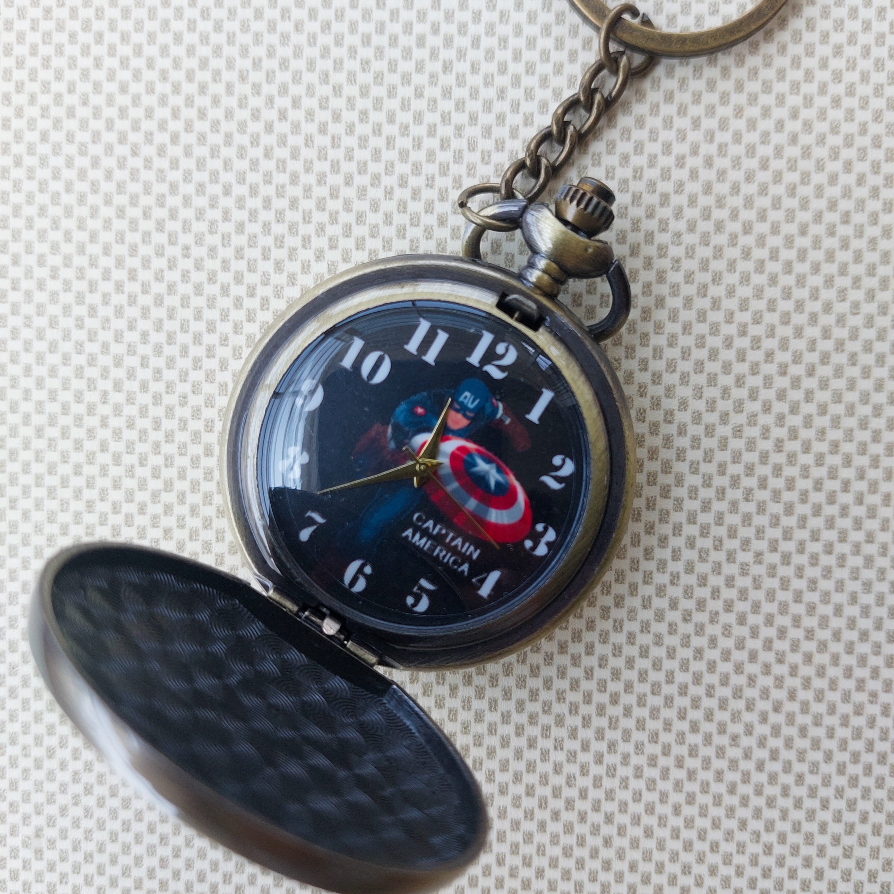 Movie Themed Pocket Watch Keychains