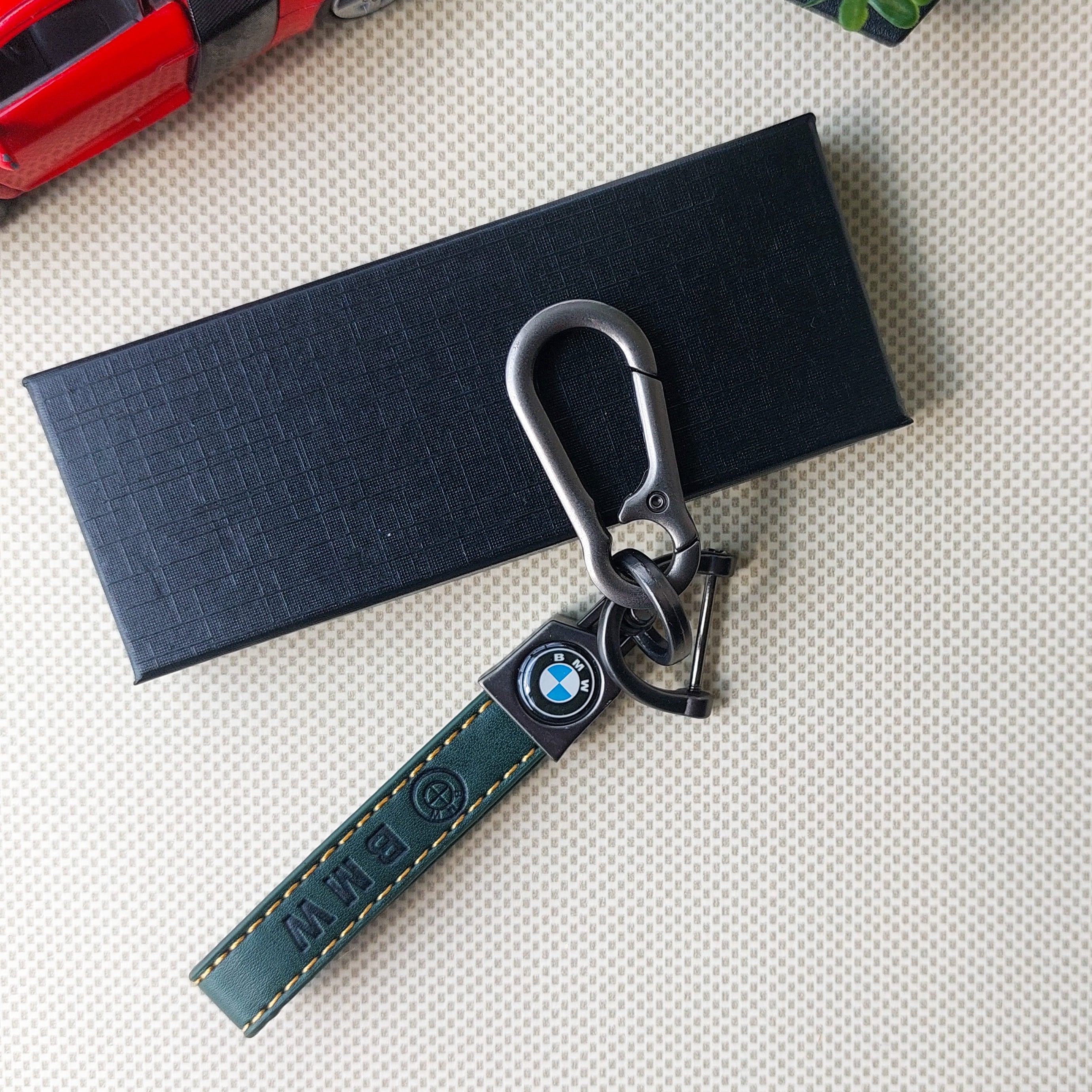 BMW Car Logo Leather Keychains