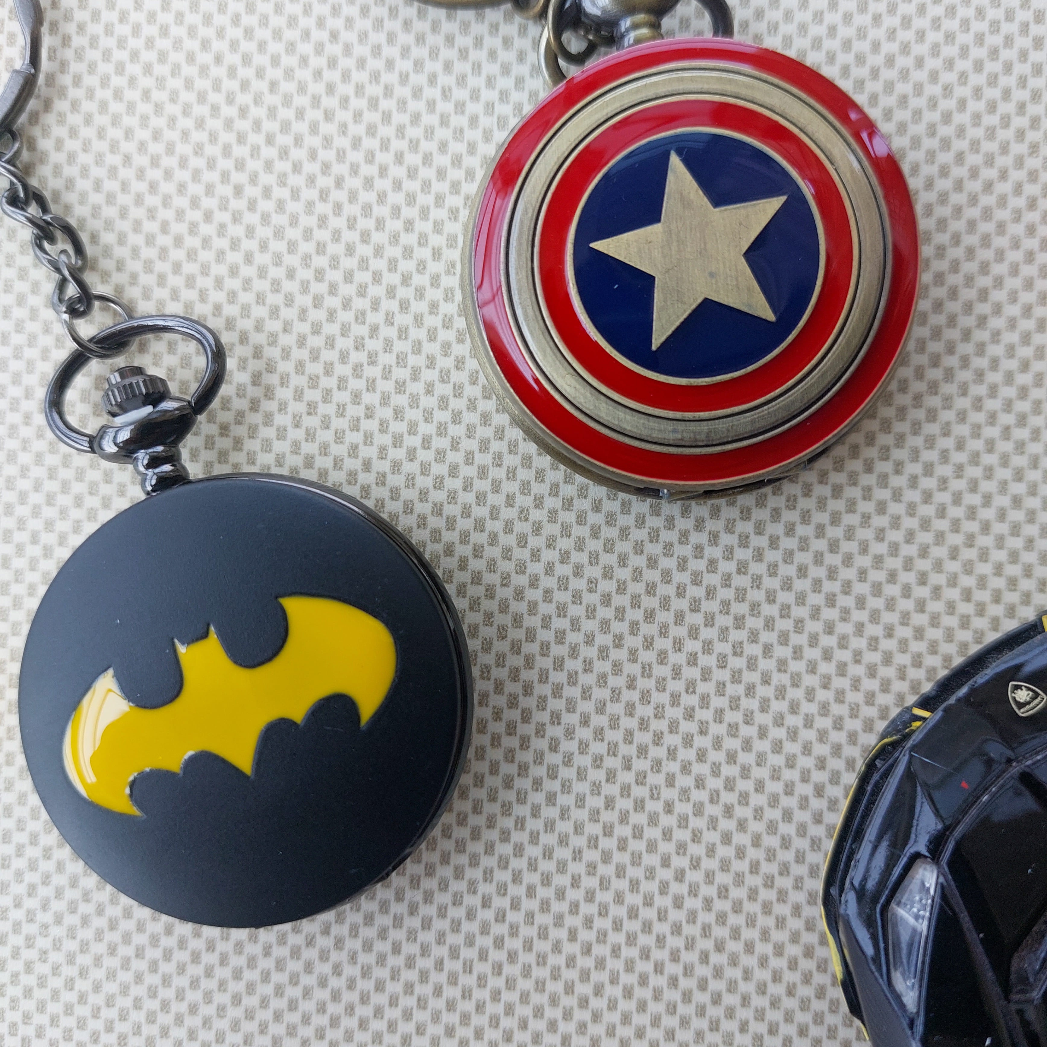 Movie Themed Pocket Watch Keychains