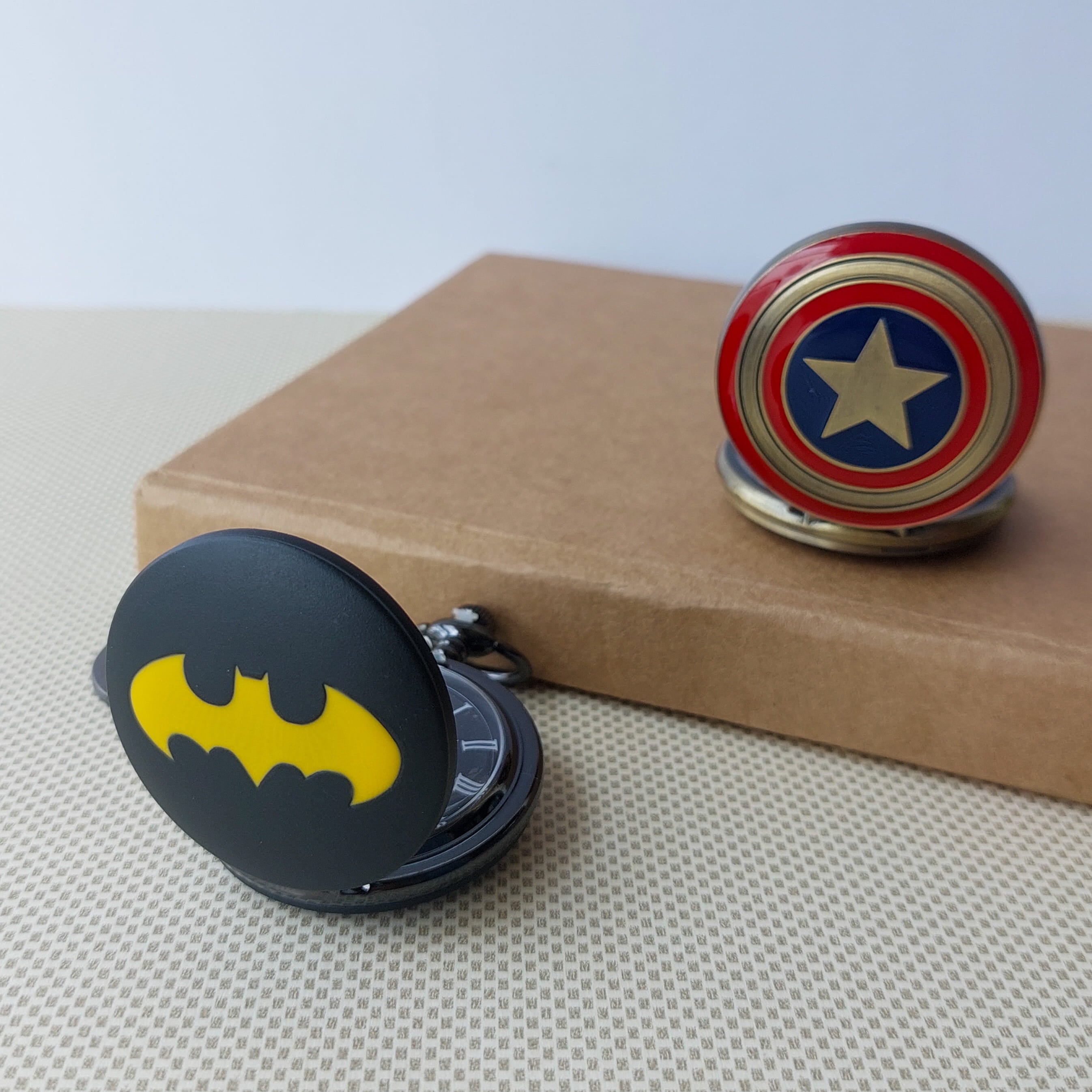 Movie Themed Pocket Watch Keychains