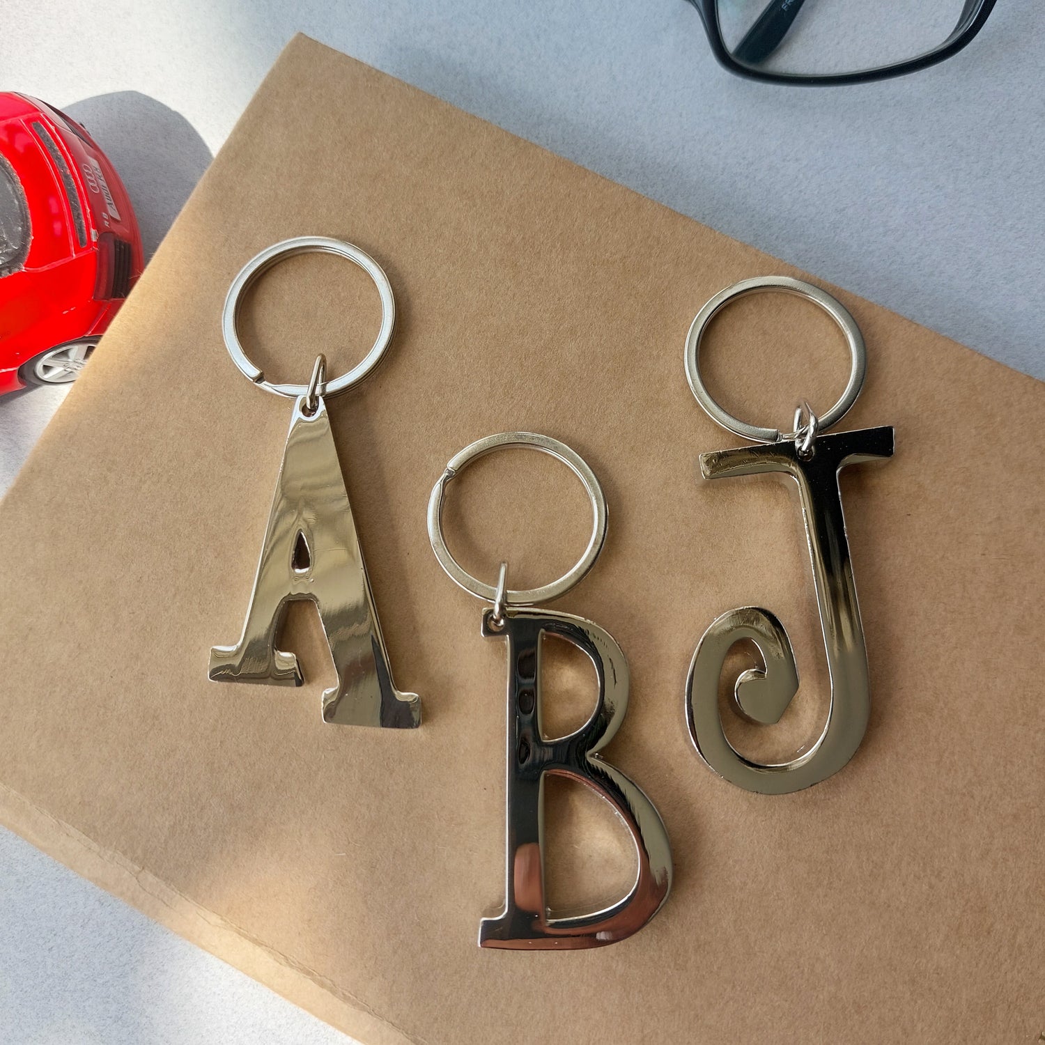 Big Alphabet Keychains