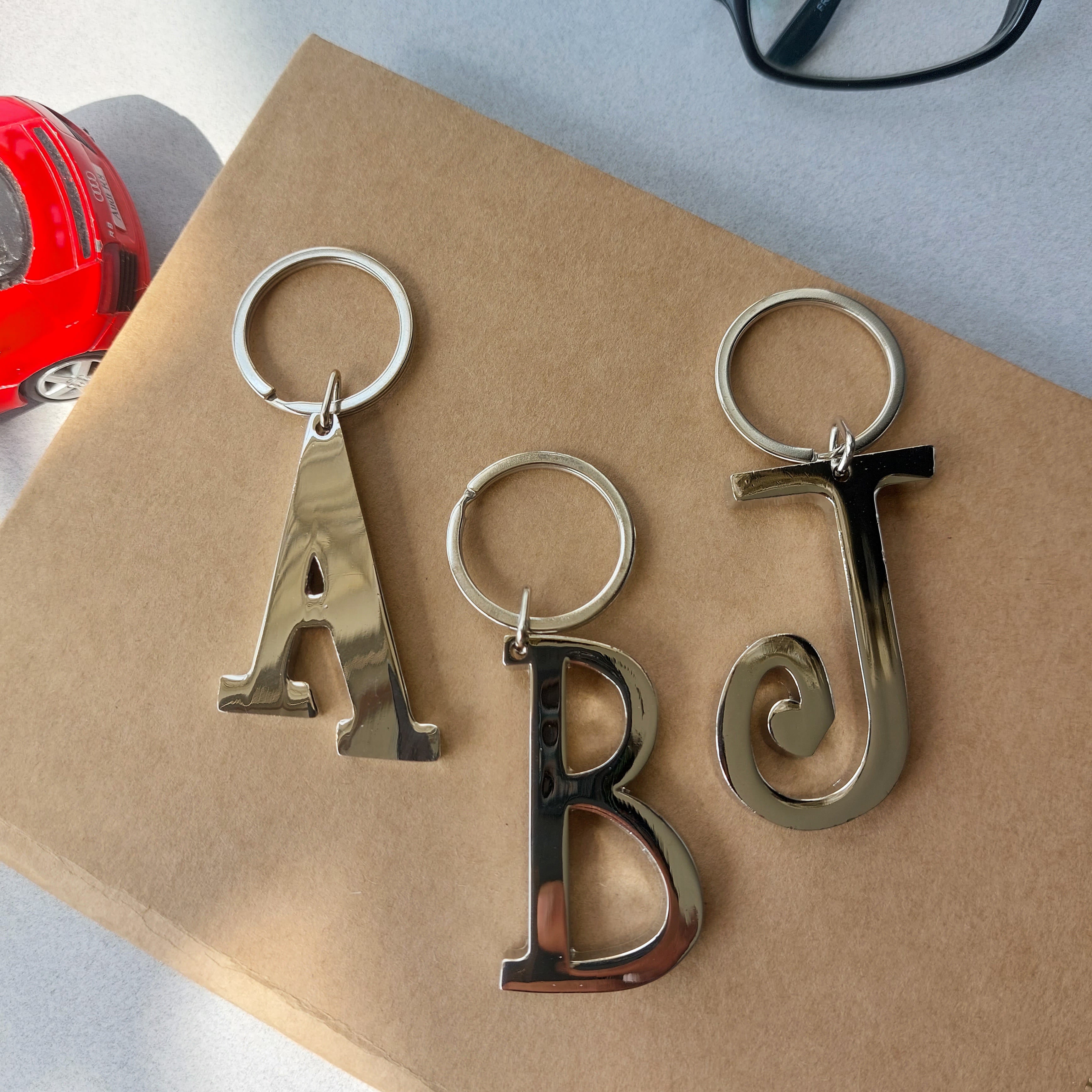 Big Alphabet Keychains