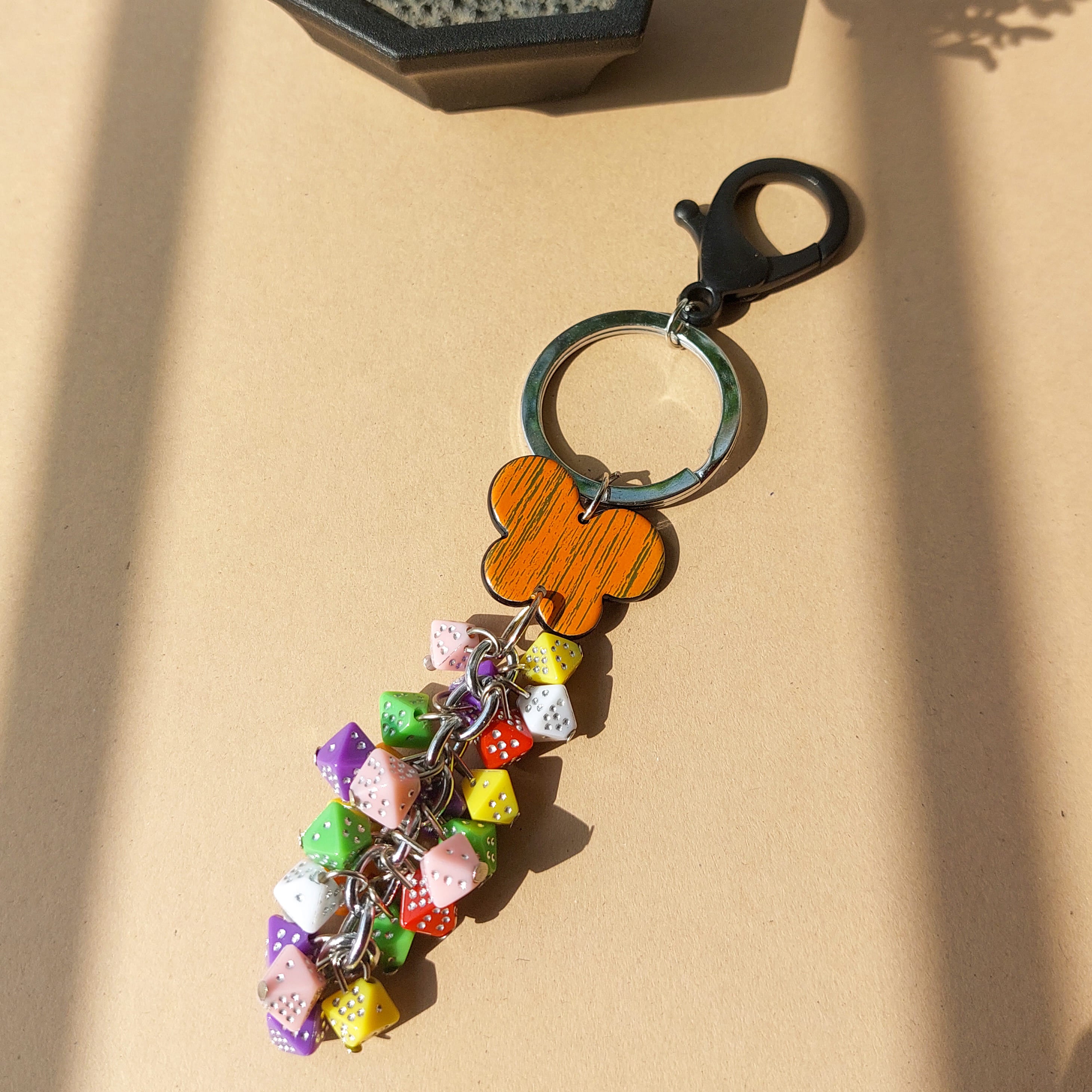 Multi Color Bead Keychains