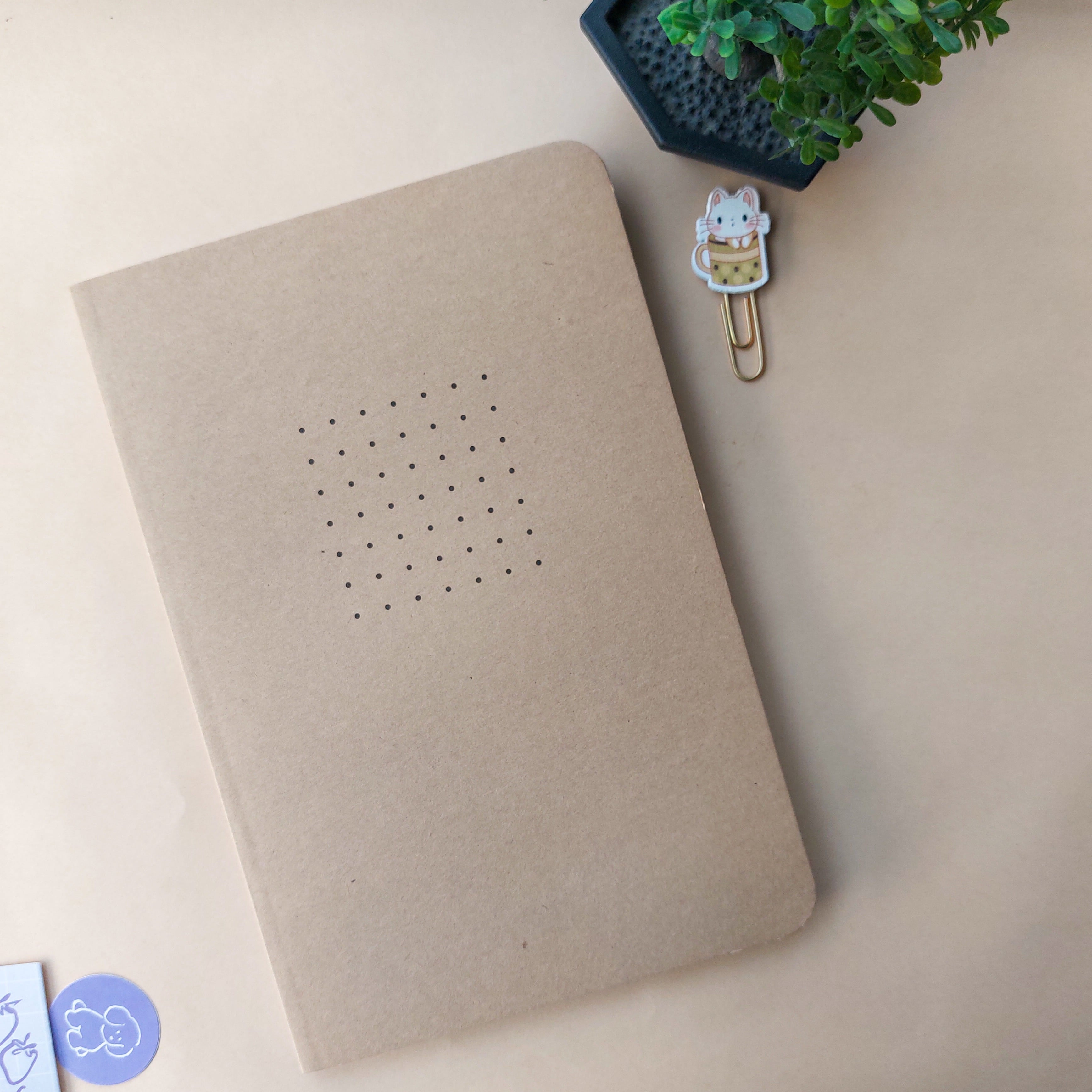 Factor Notes Dot Grid Brown Diaries