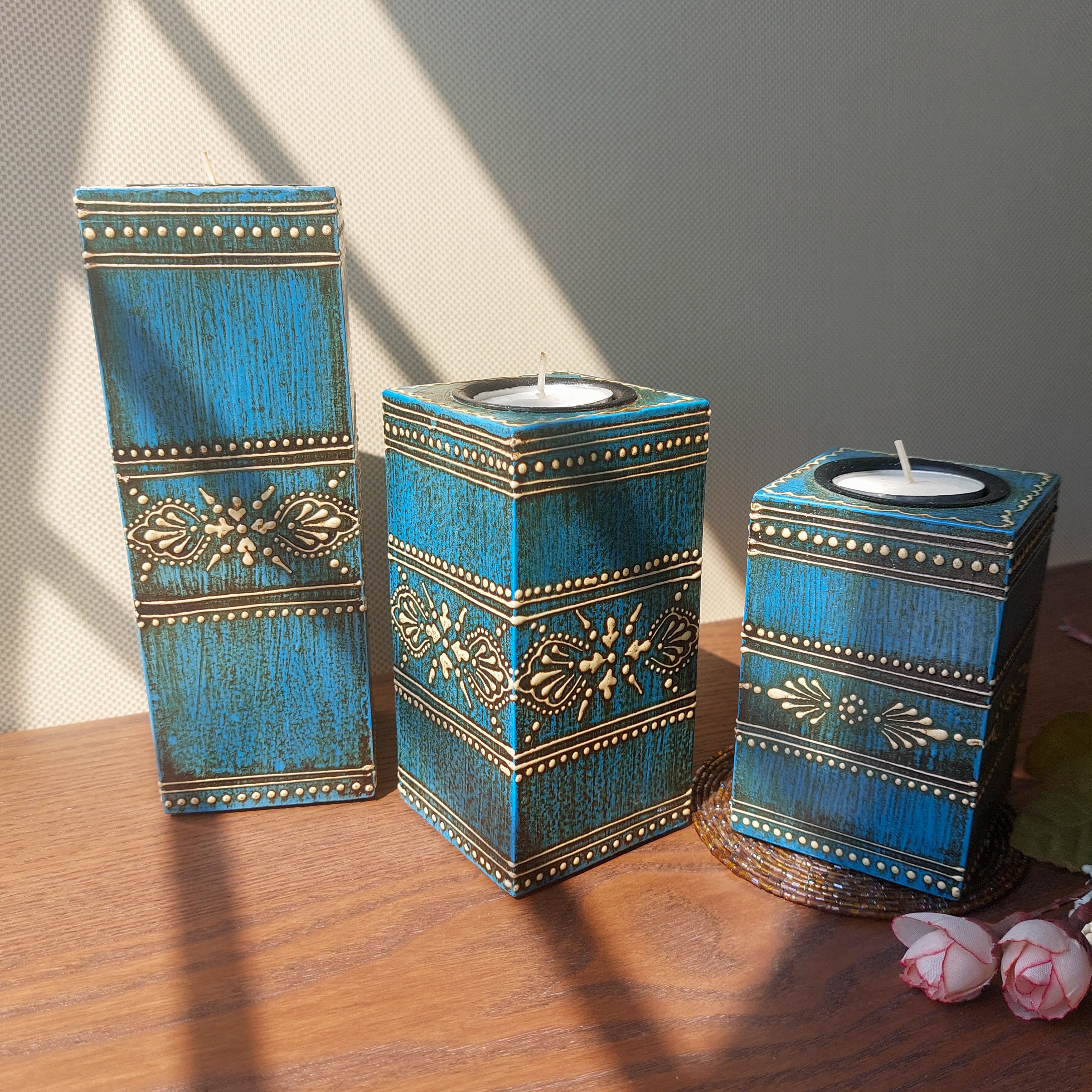 Designer Candle Stands 3pc Set
