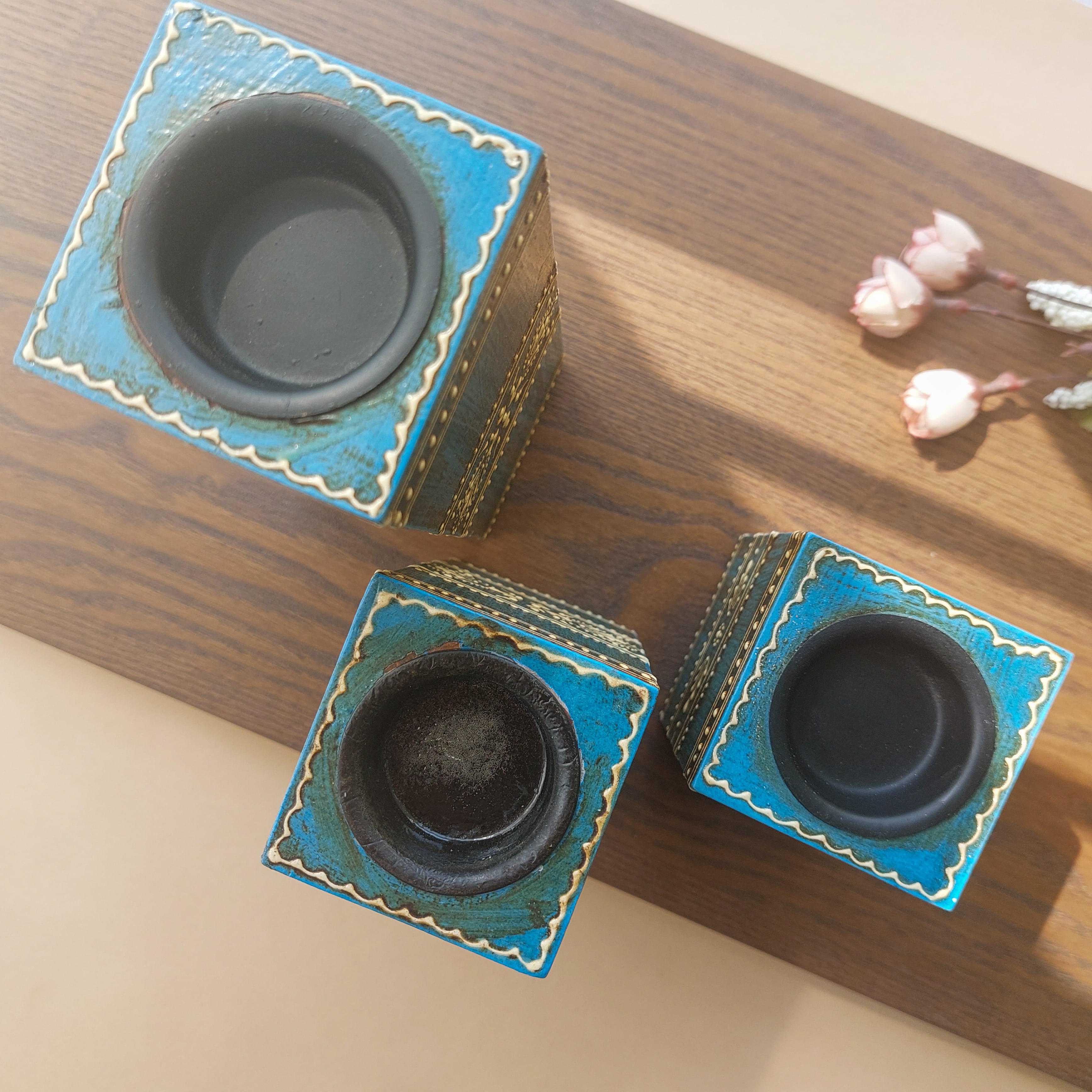 Designer Candle Stands 3pc Set
