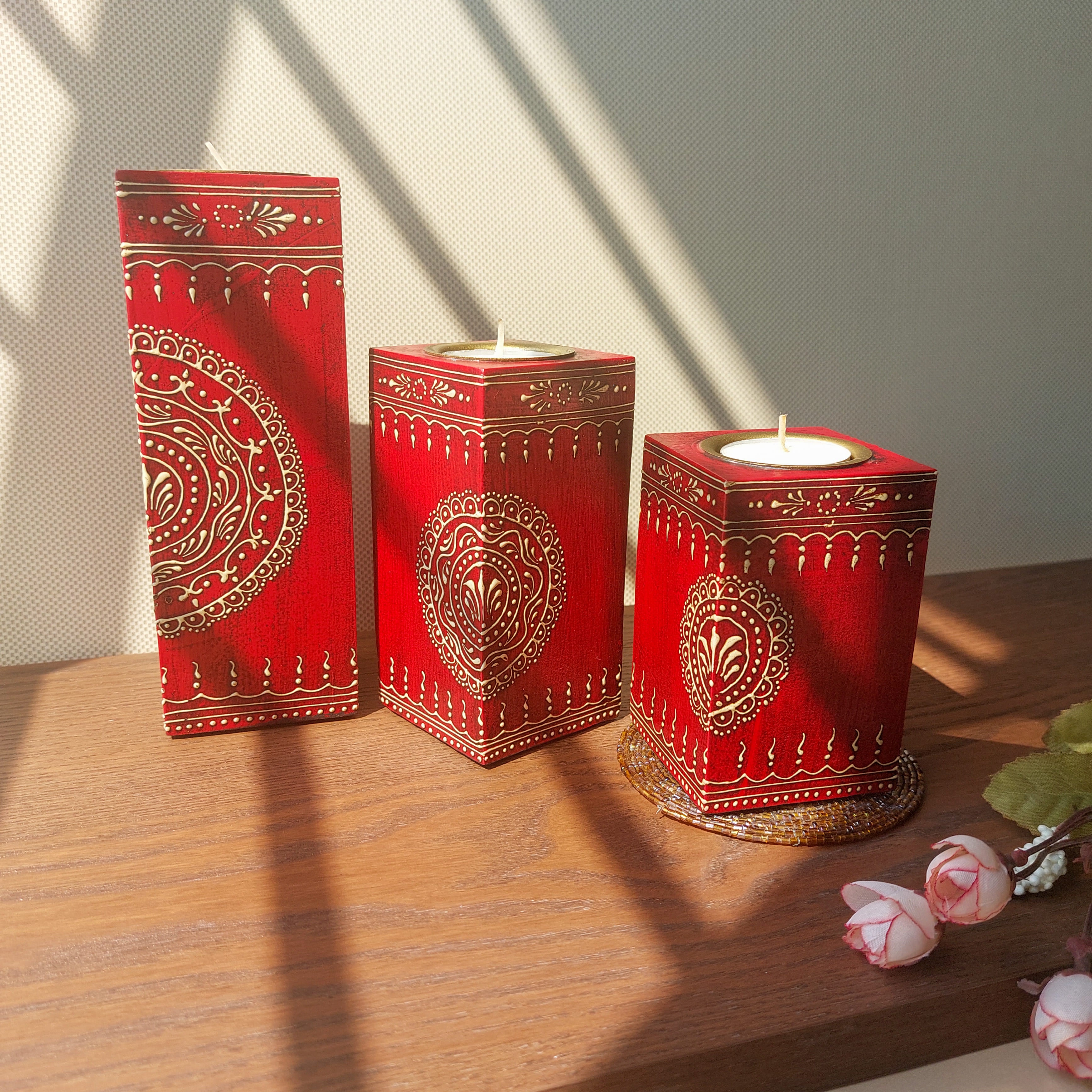 Designer Candle Stands 3pc Set