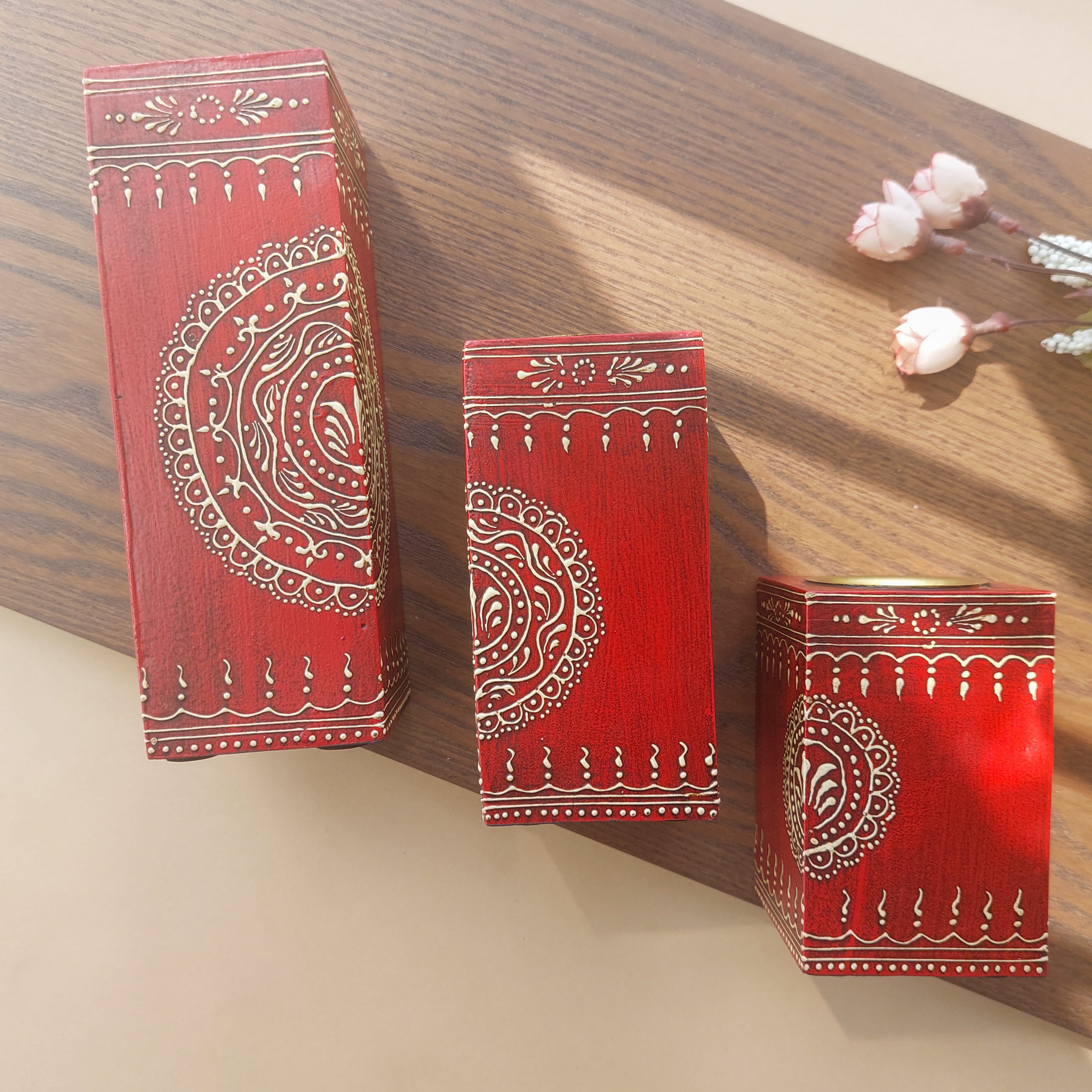 Designer Candle Stands 3pc Set
