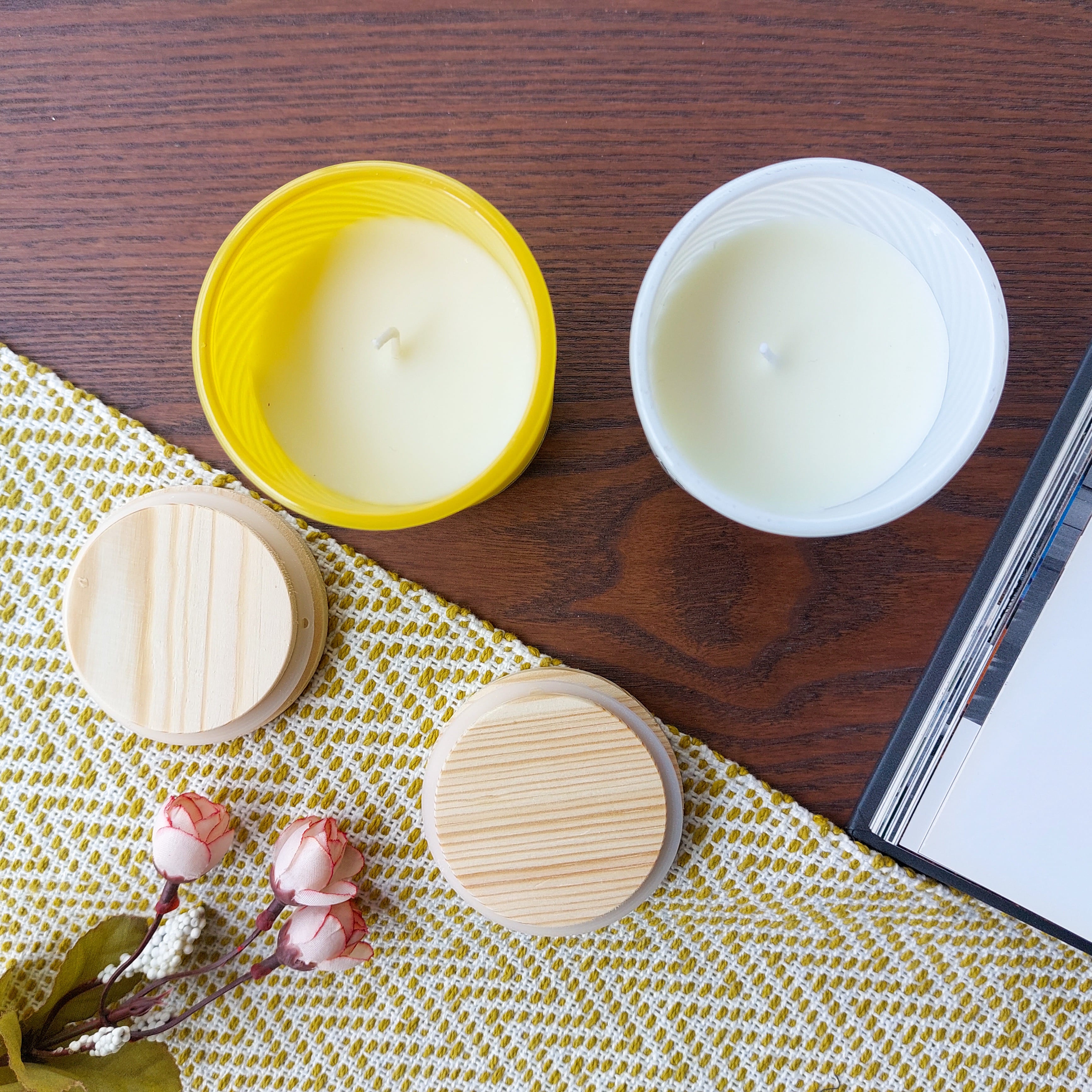 Only for You Scented Candles With Wooden Lid