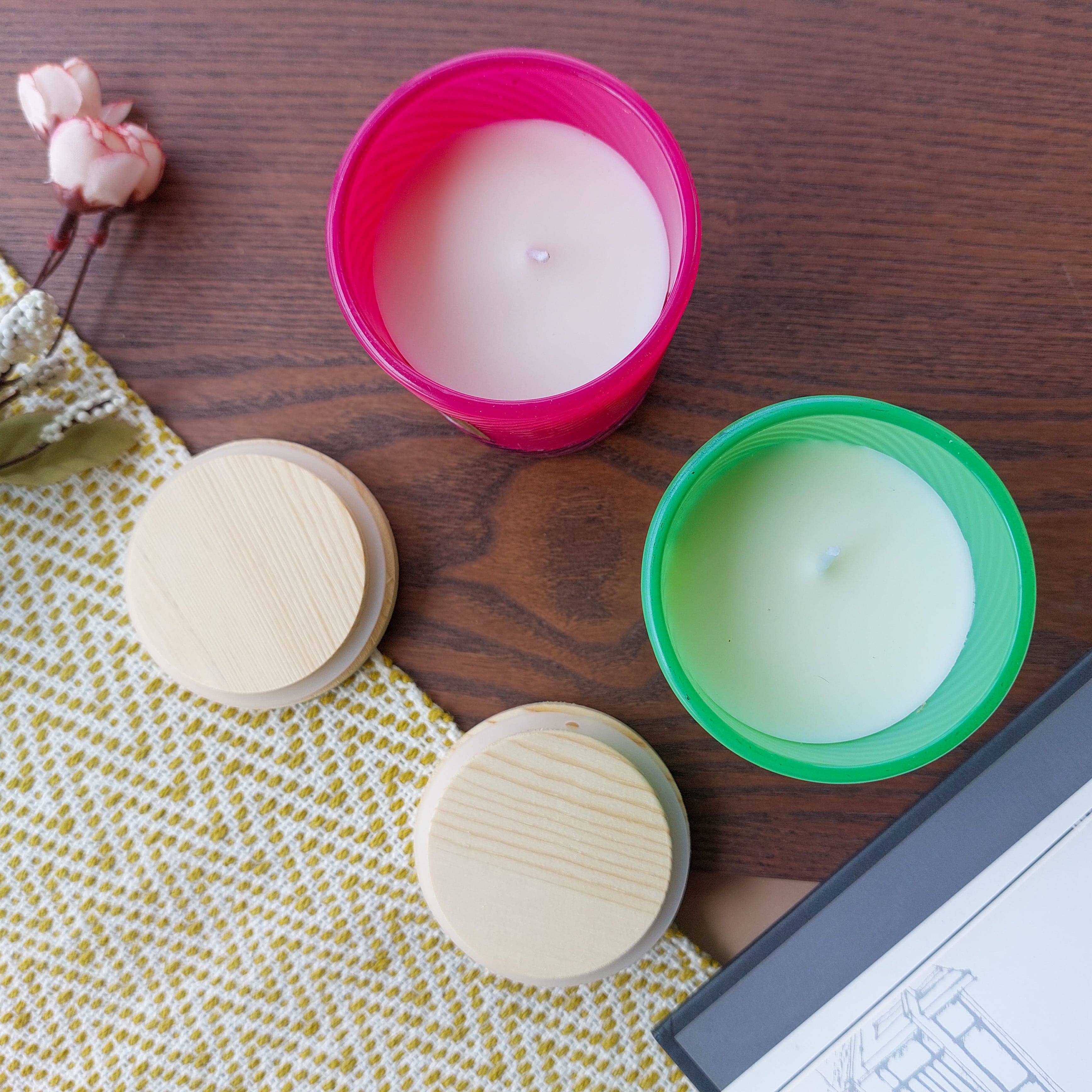 Only for You Scented Candles With Wooden Lid