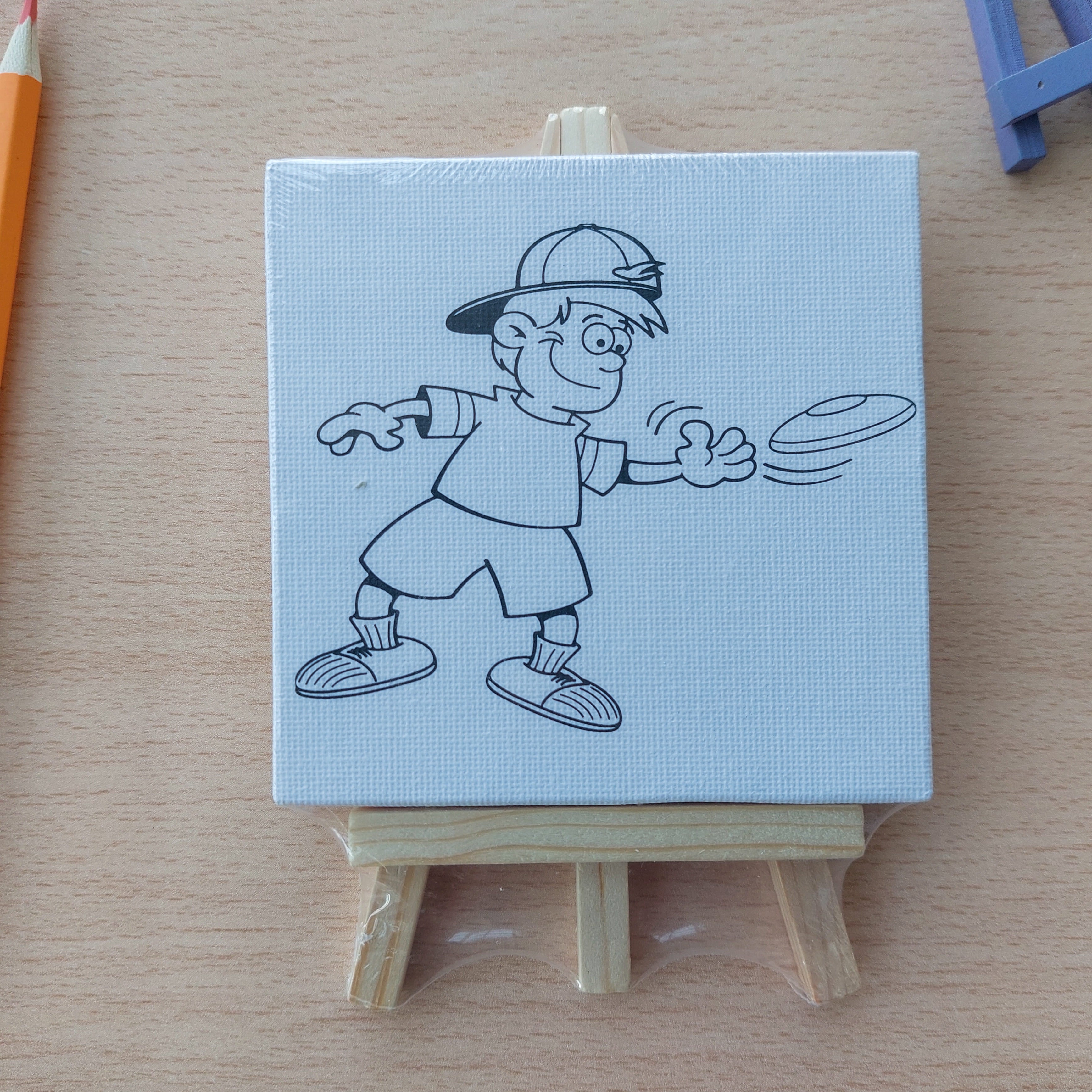 Canvas Printed With Easel 10x10