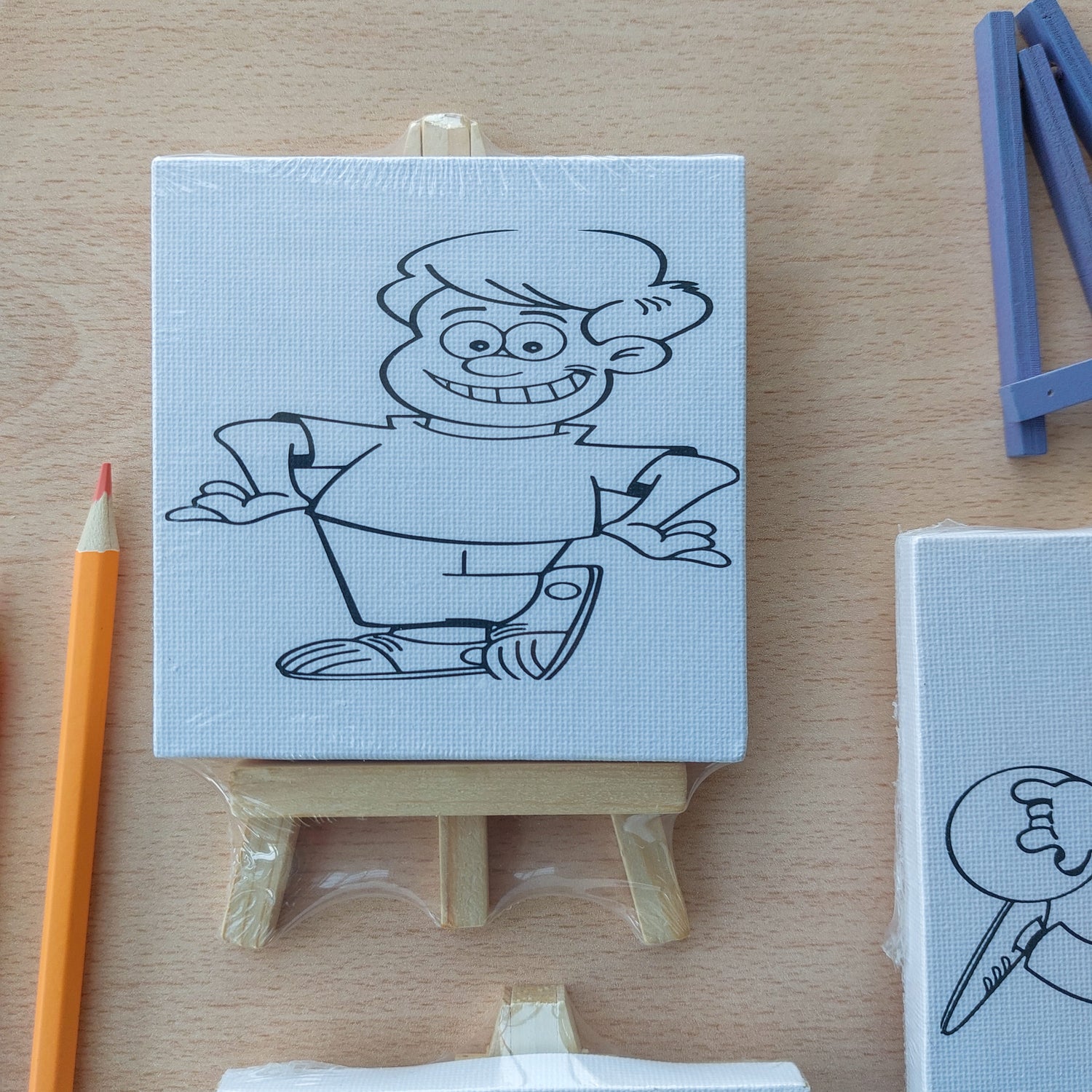 Canvas Printed With Easel 10x10