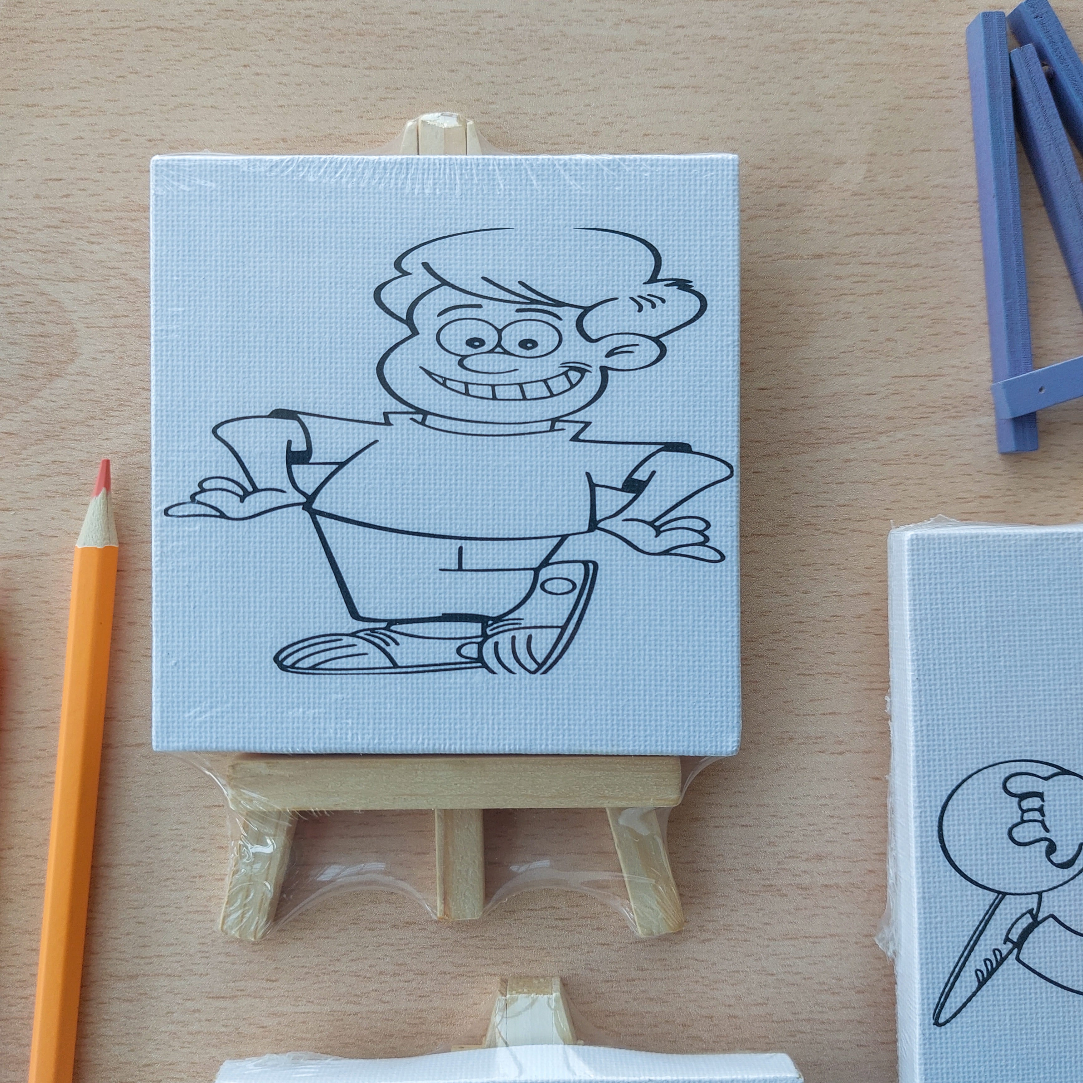 Canvas Printed With Easel 10x10
