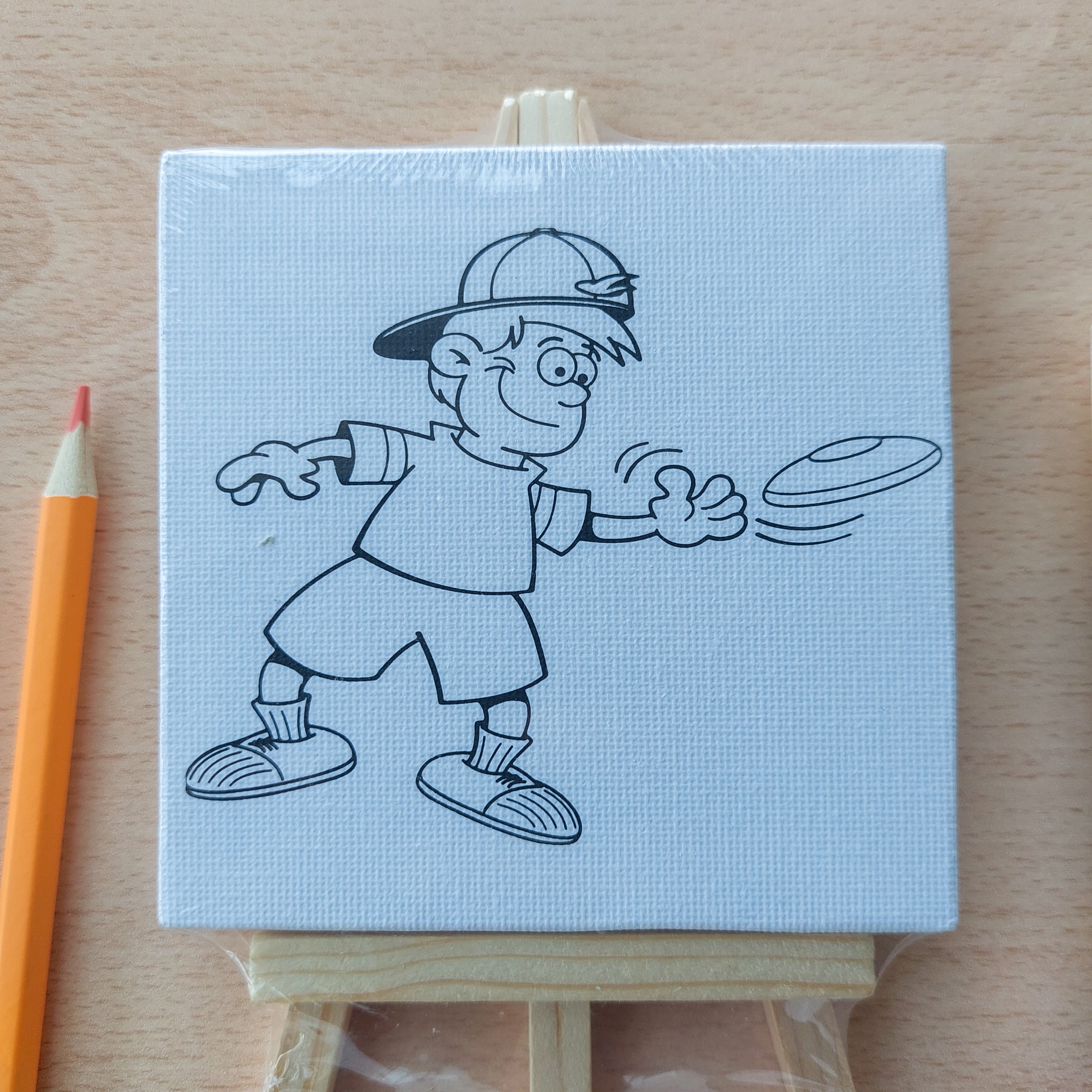 Canvas Printed With Easel 10x10