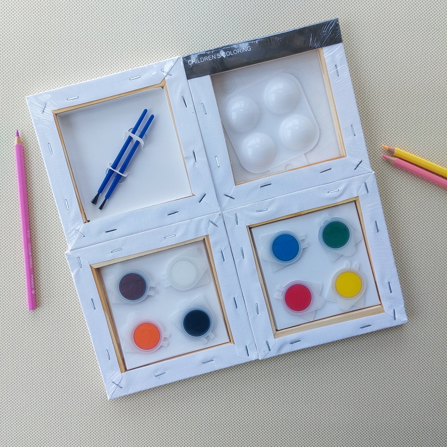 Canvas Dino and Space 4pc Set