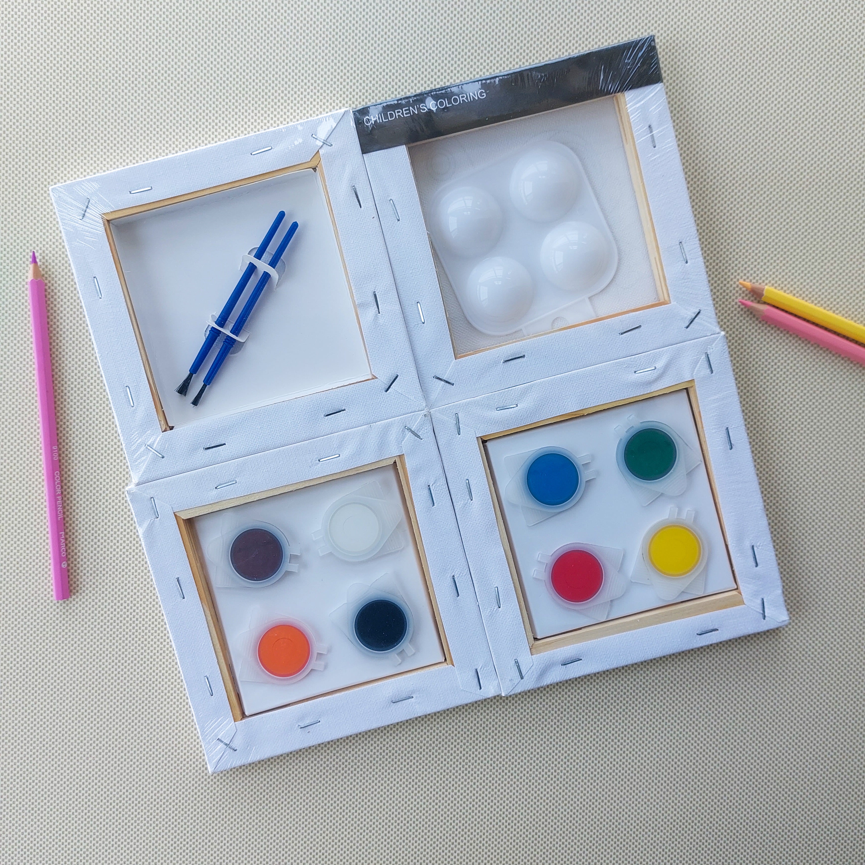 Canvas Dino and Space 4pc Set