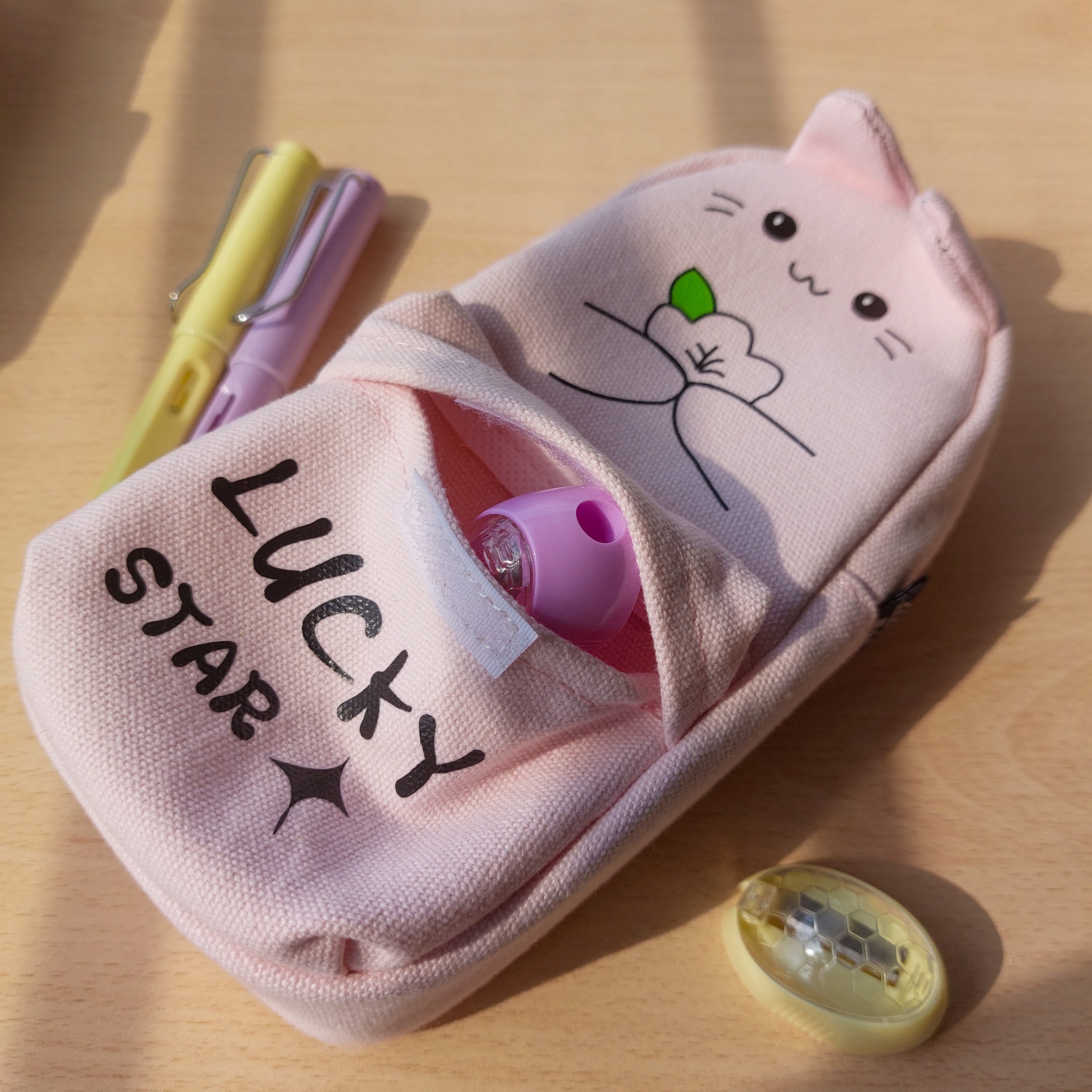 Cat Meow Cloth Compass Pouches