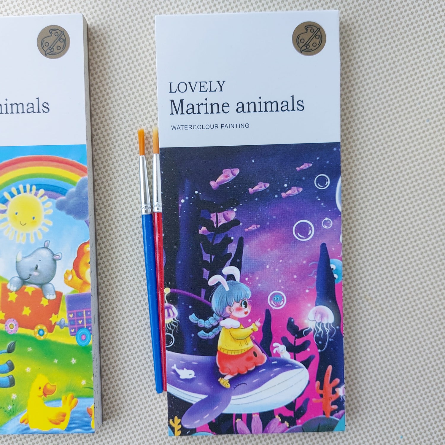 Water Coloring Books Marine Life