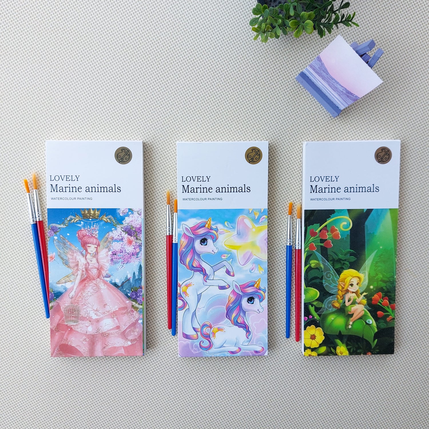 Water Coloring Books Marine Life