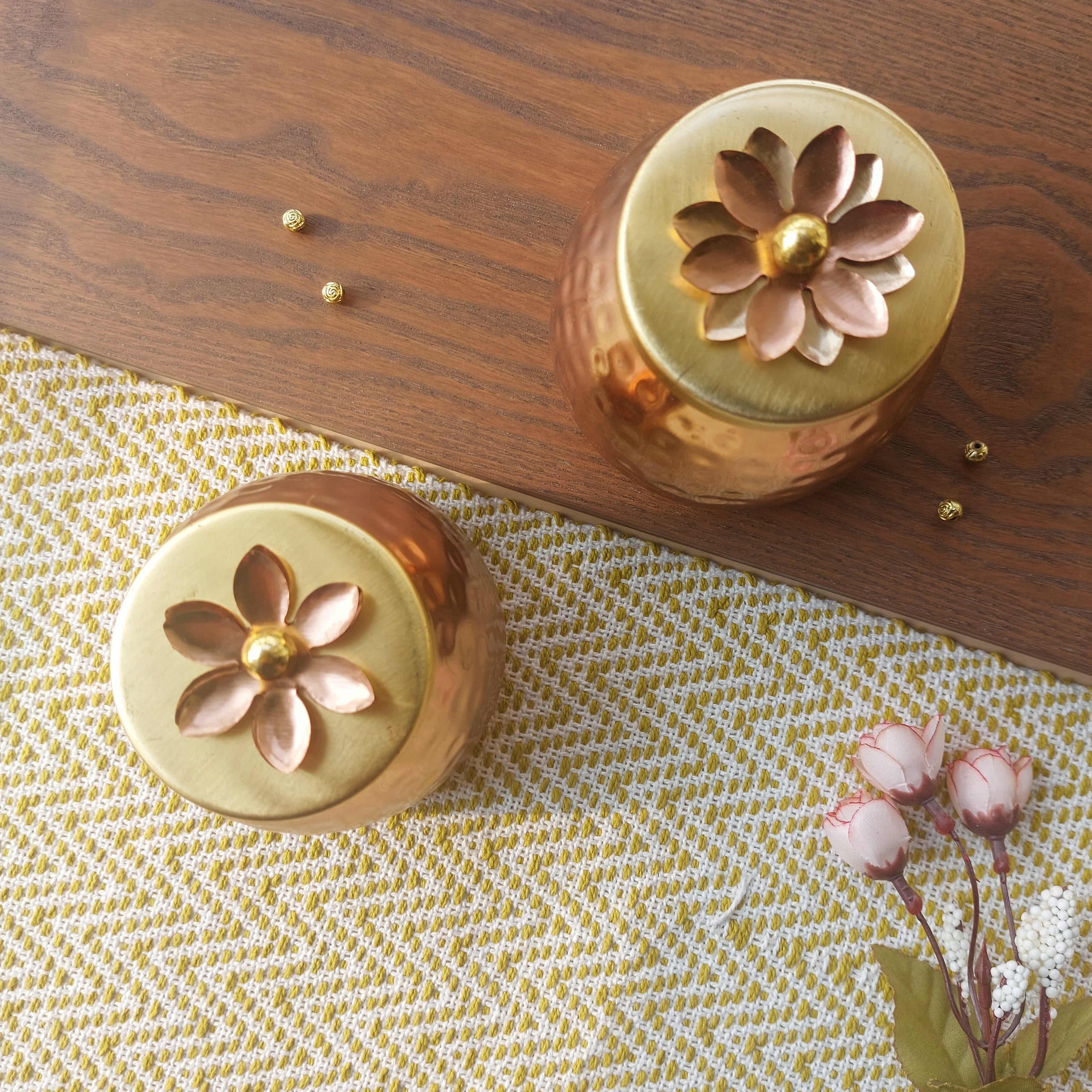 Copper Containers With Lid