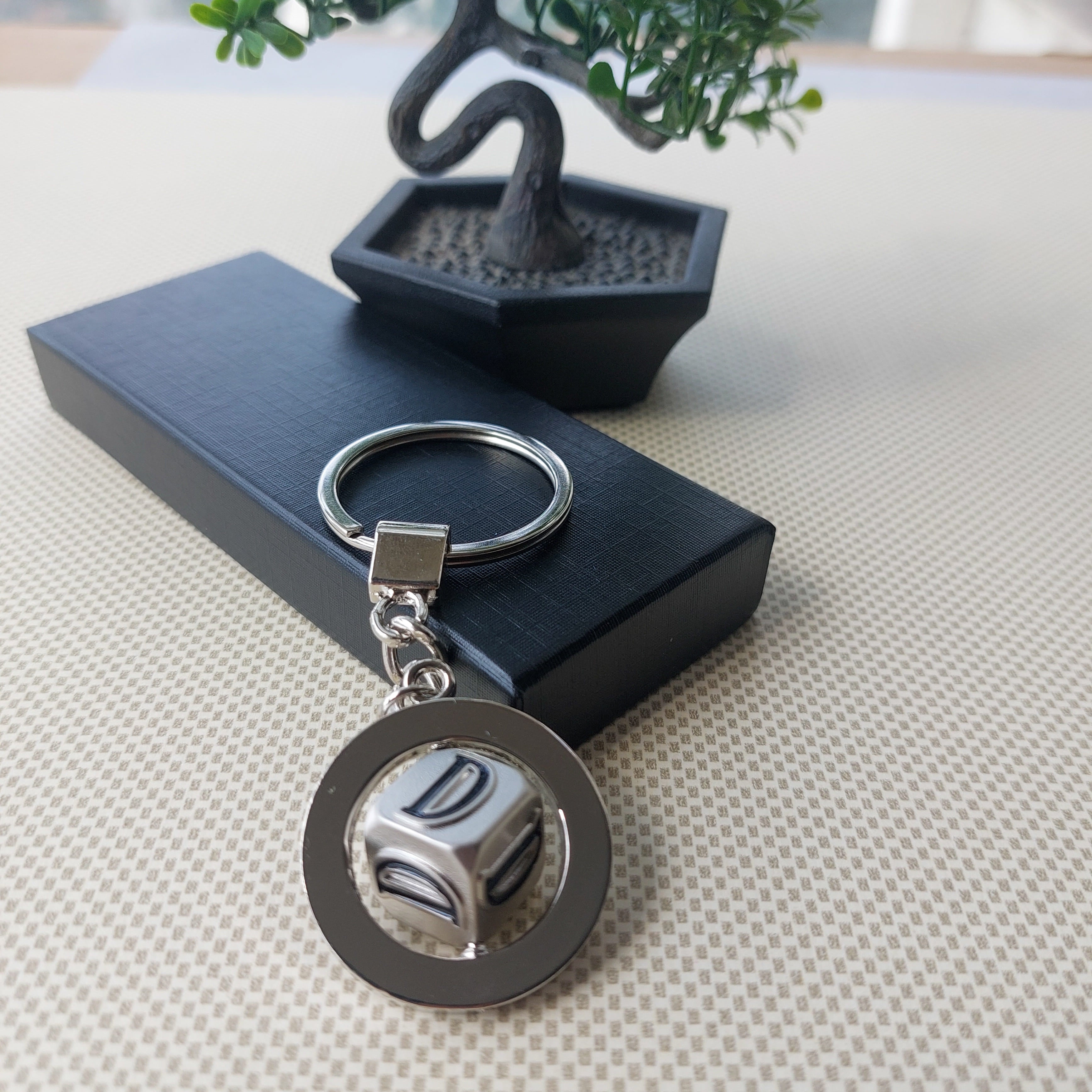 Cube Alphabet Keychains