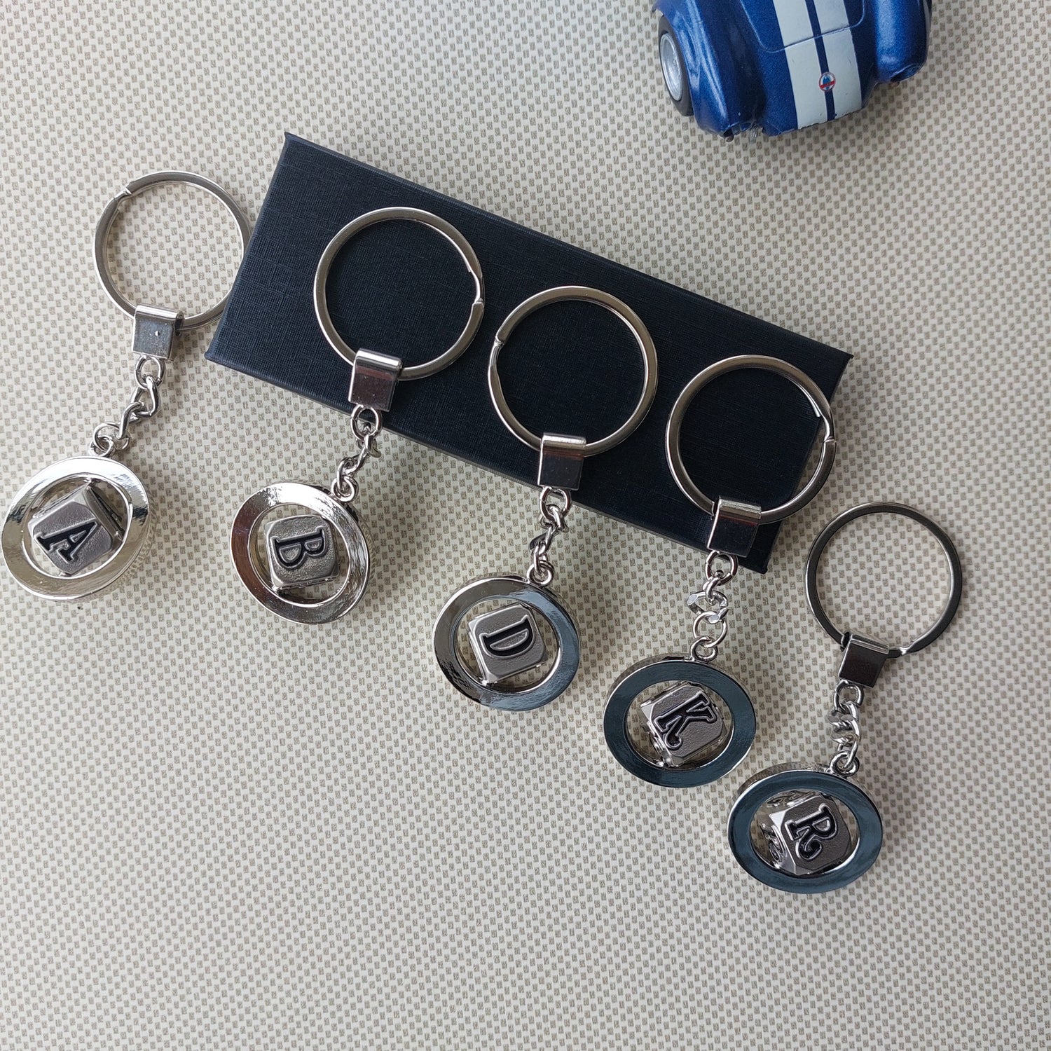 Cube Alphabet Keychains