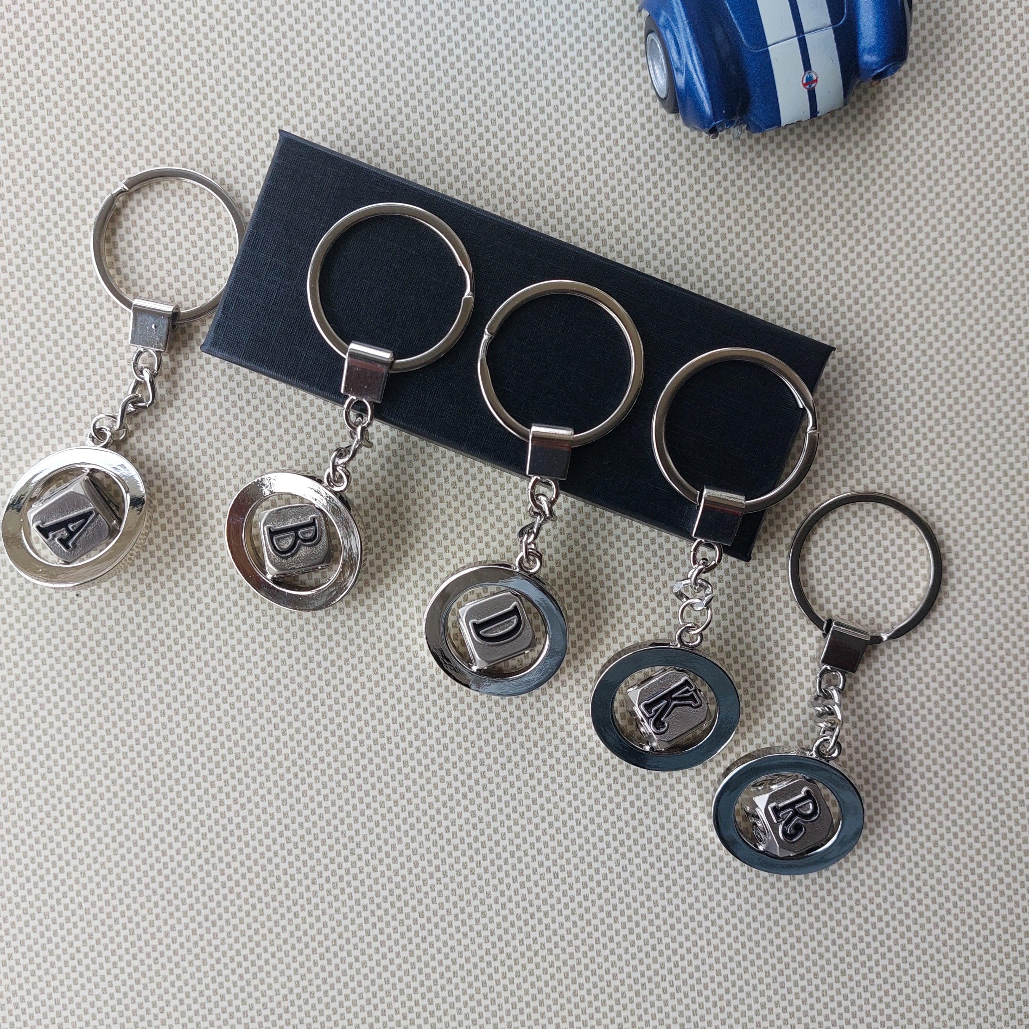 Cube Alphabet Keychains