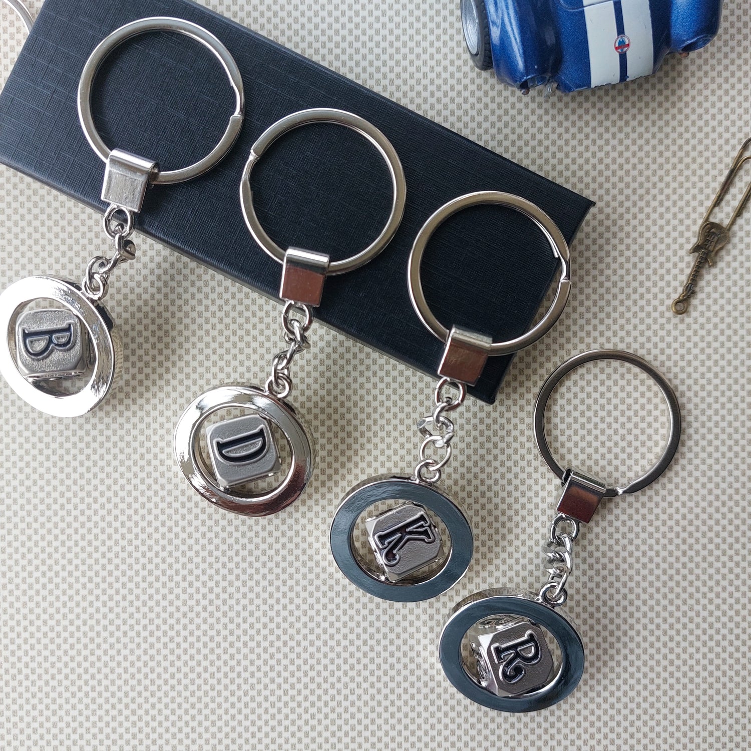 Cube Alphabet Keychains