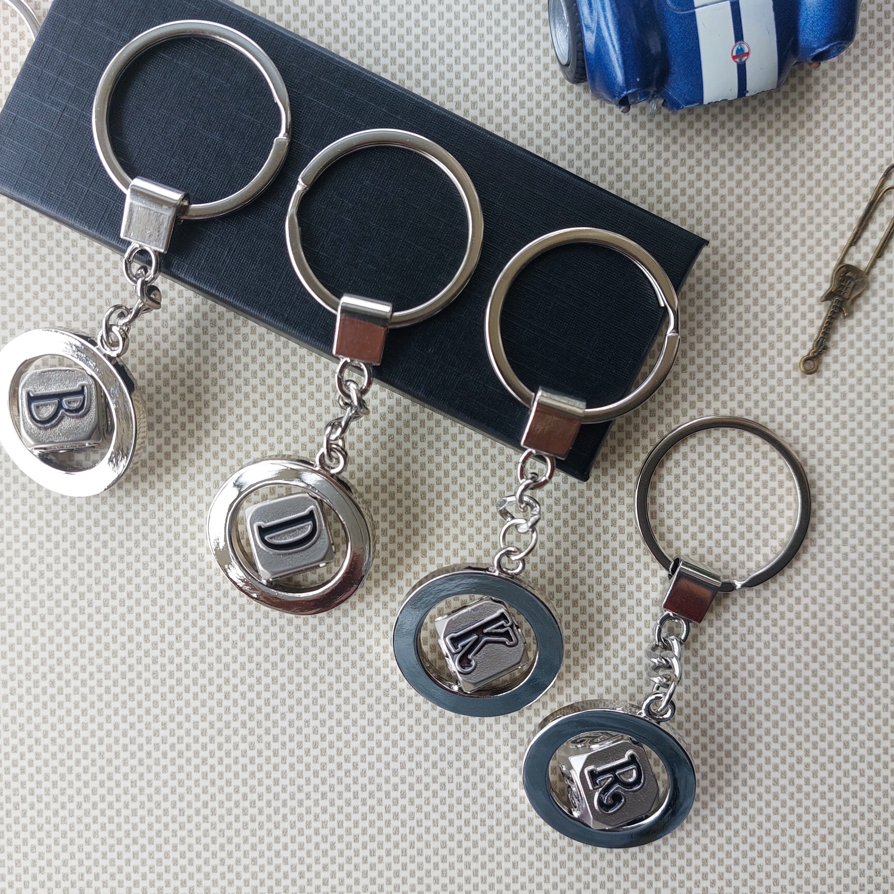 Cube Alphabet Keychains