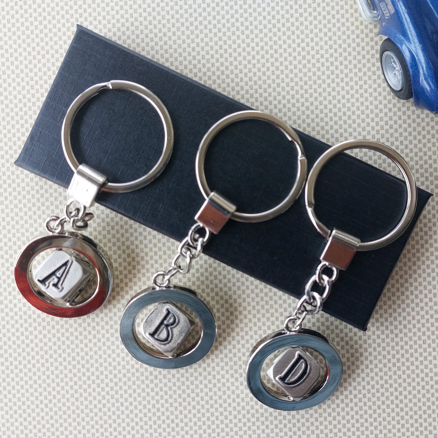 Cube Alphabet Keychains