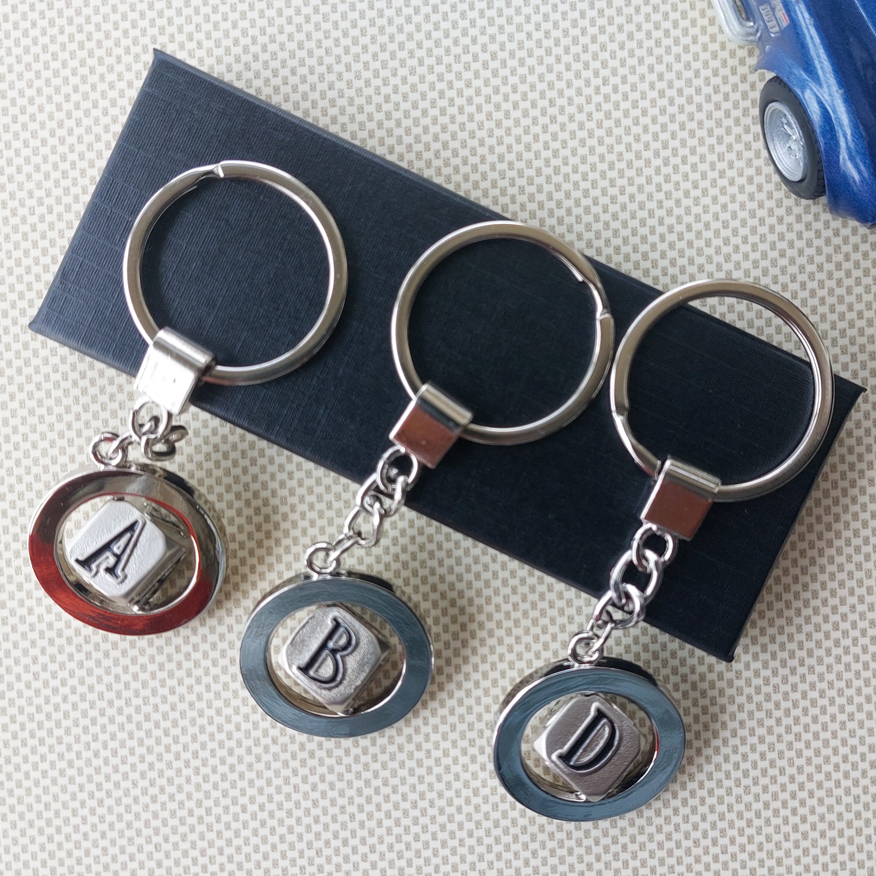 Cube Alphabet Keychains