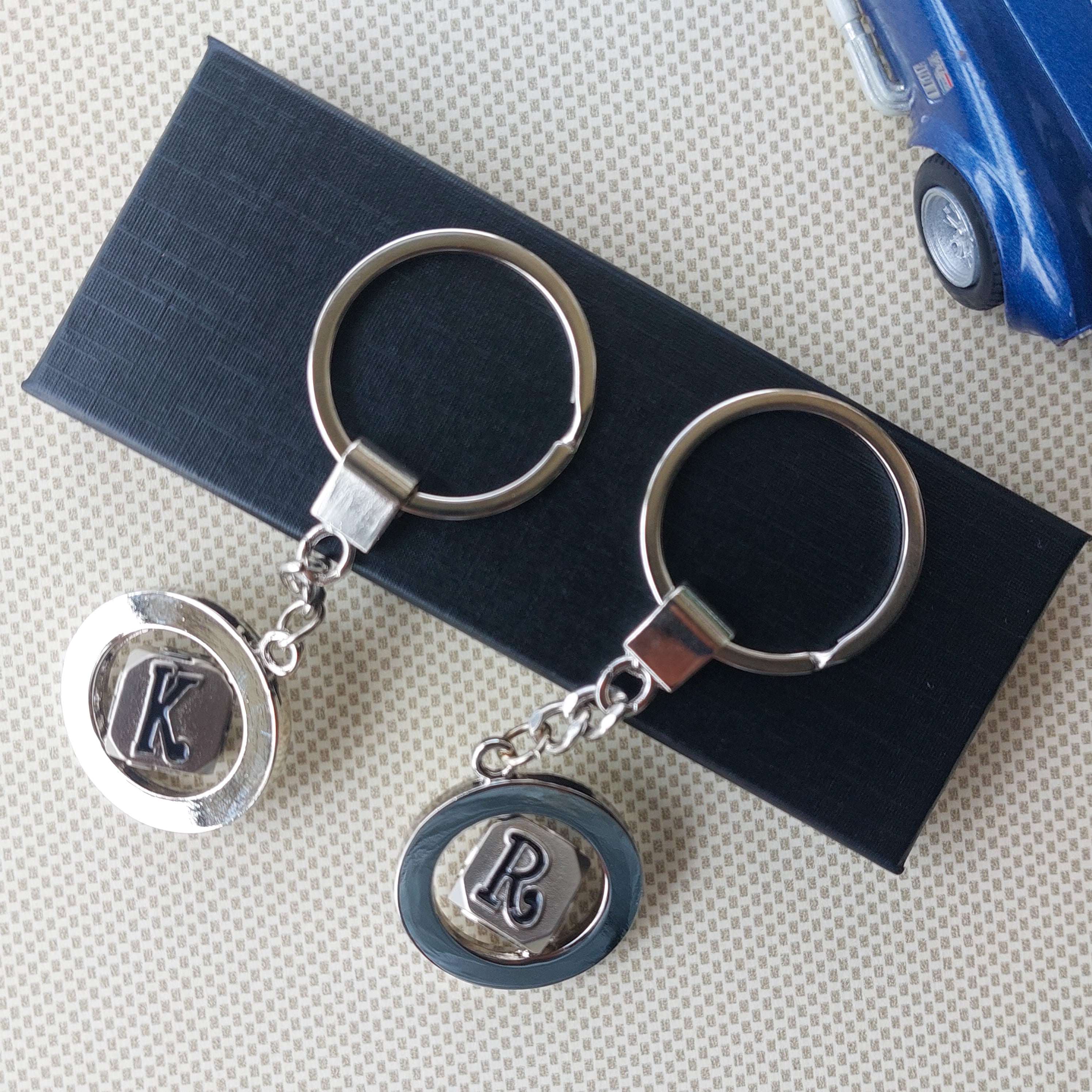 Cube Alphabet Keychains
