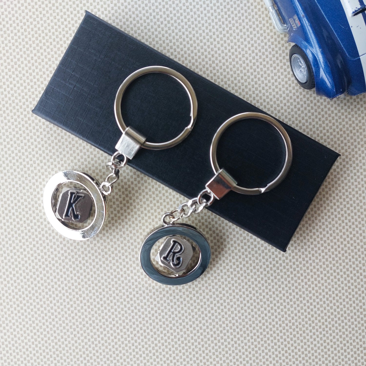 Cube Alphabet Keychains