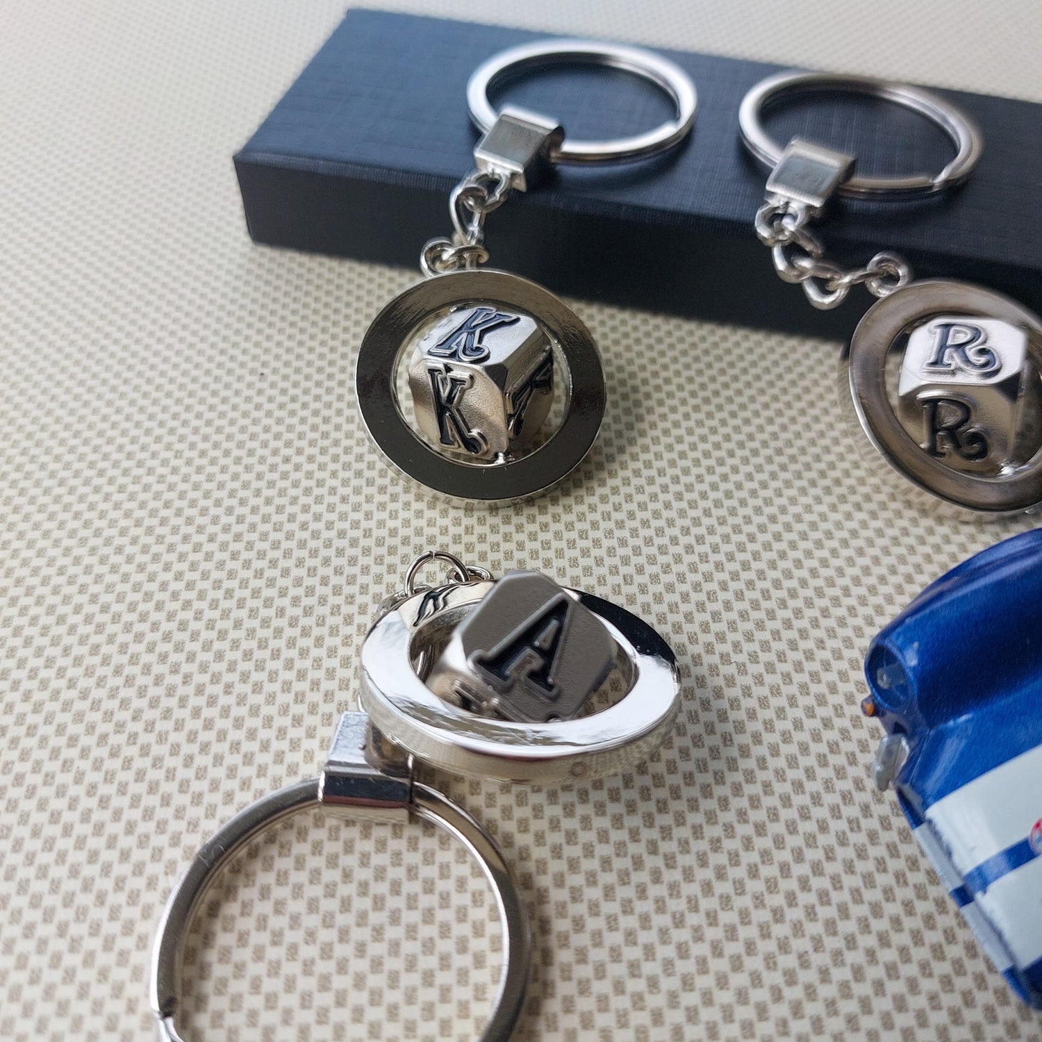 Cube Alphabet Keychains