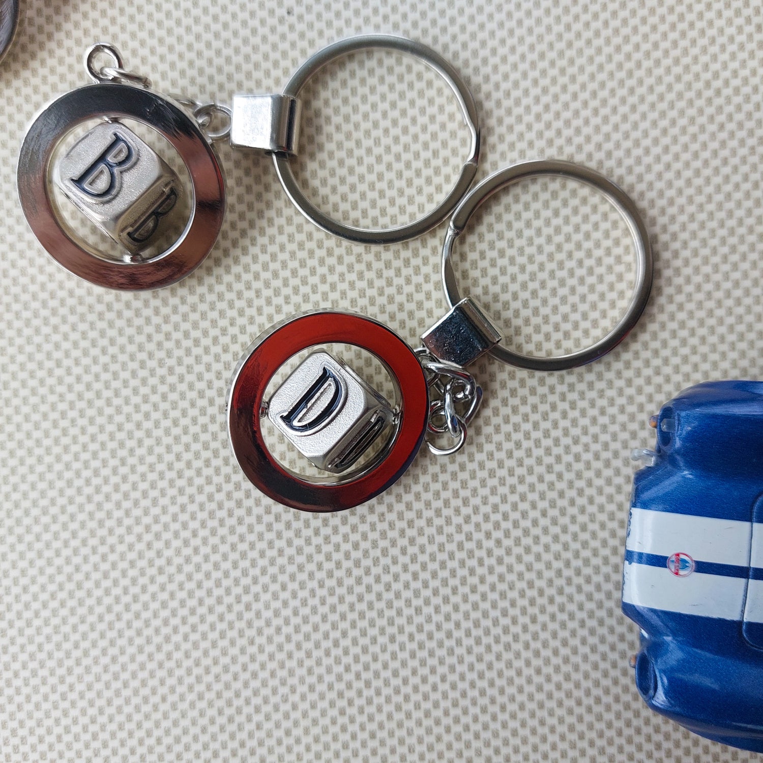 Cube Alphabet Keychains