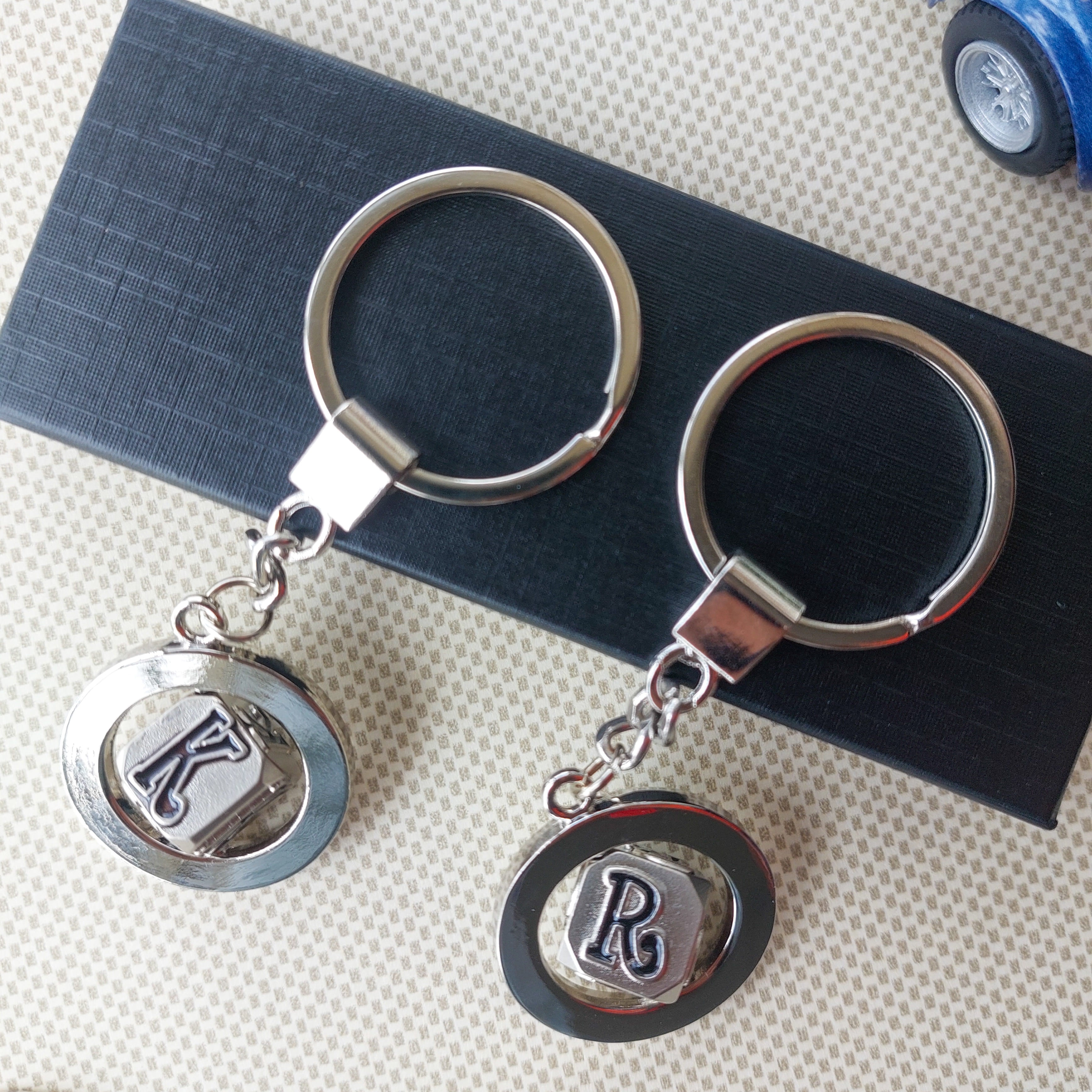 Cube Alphabet Keychains