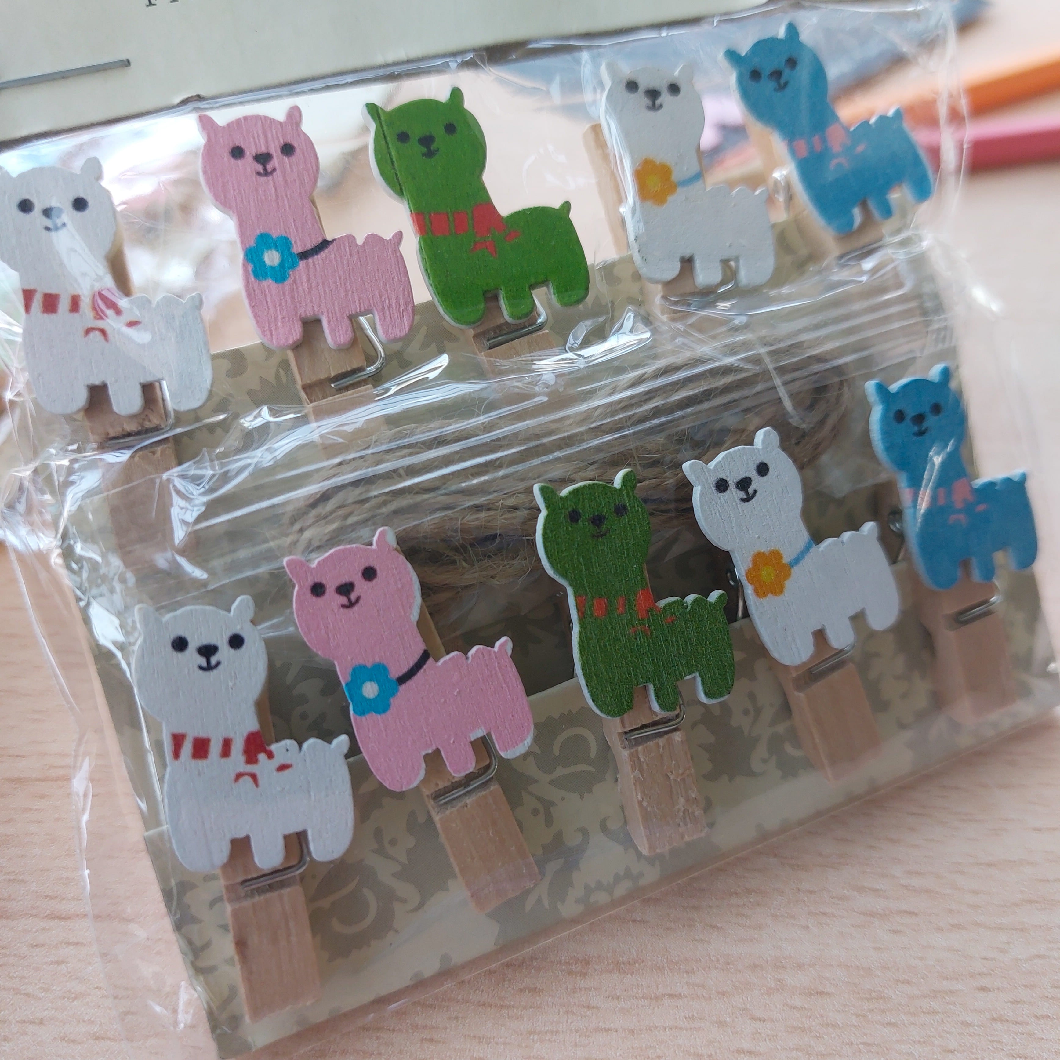 Design Pub Wooden Clips 10pc Set