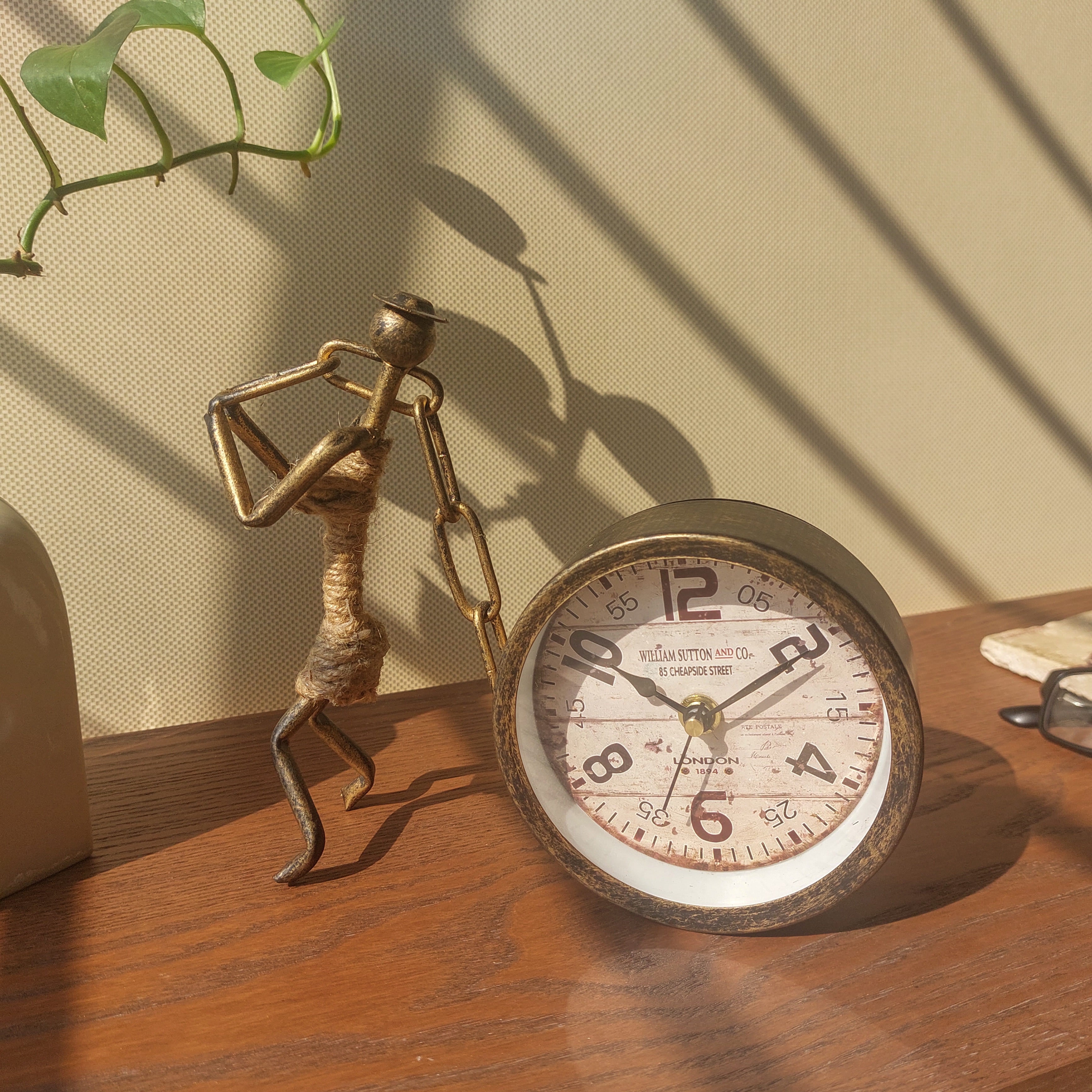 Designer Metal Table Clock