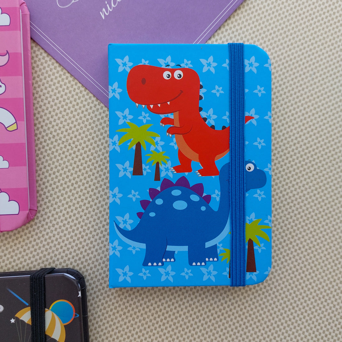 Space and Dino Themed Ruled Diaries A5