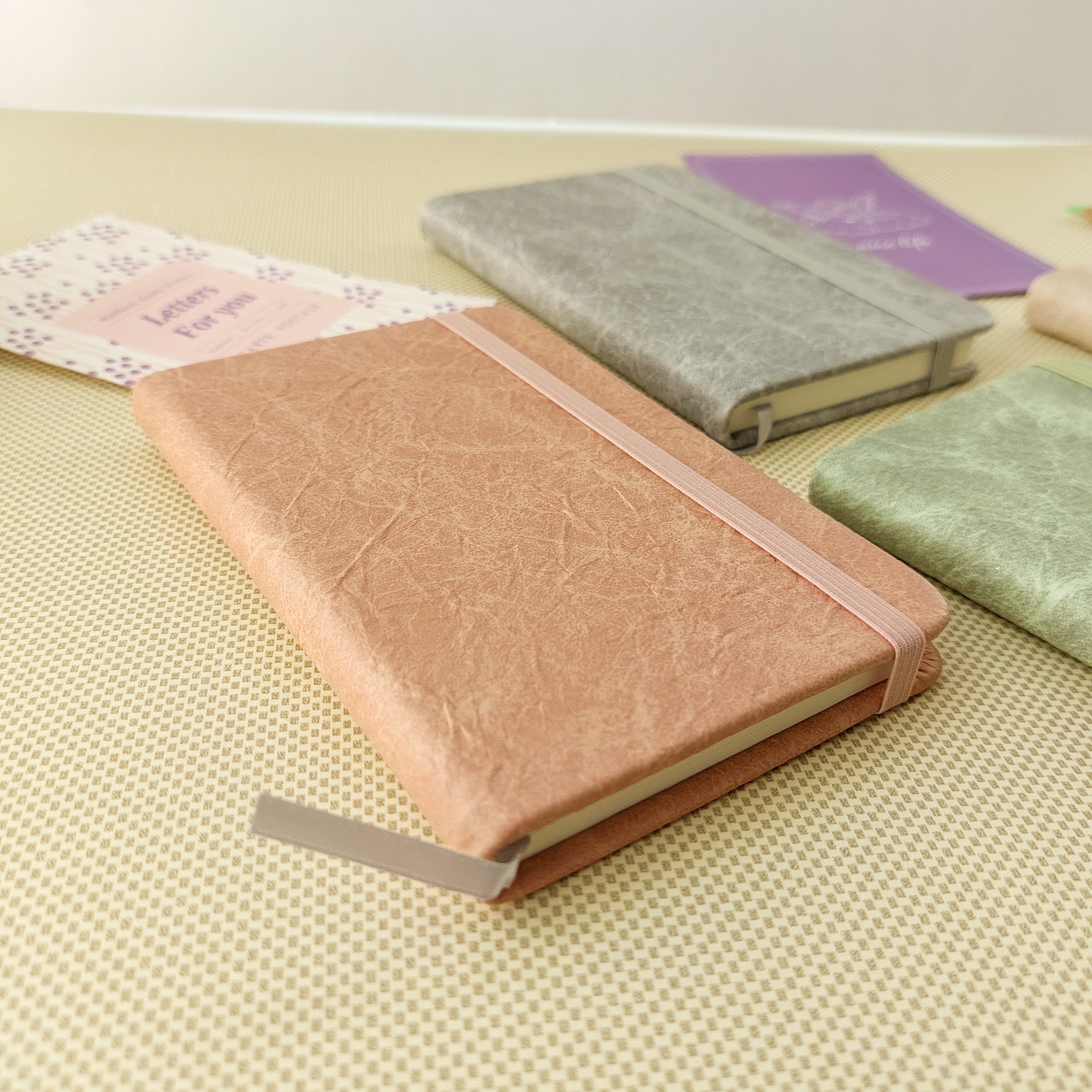 Crinkled Color Ruled Diaries A6