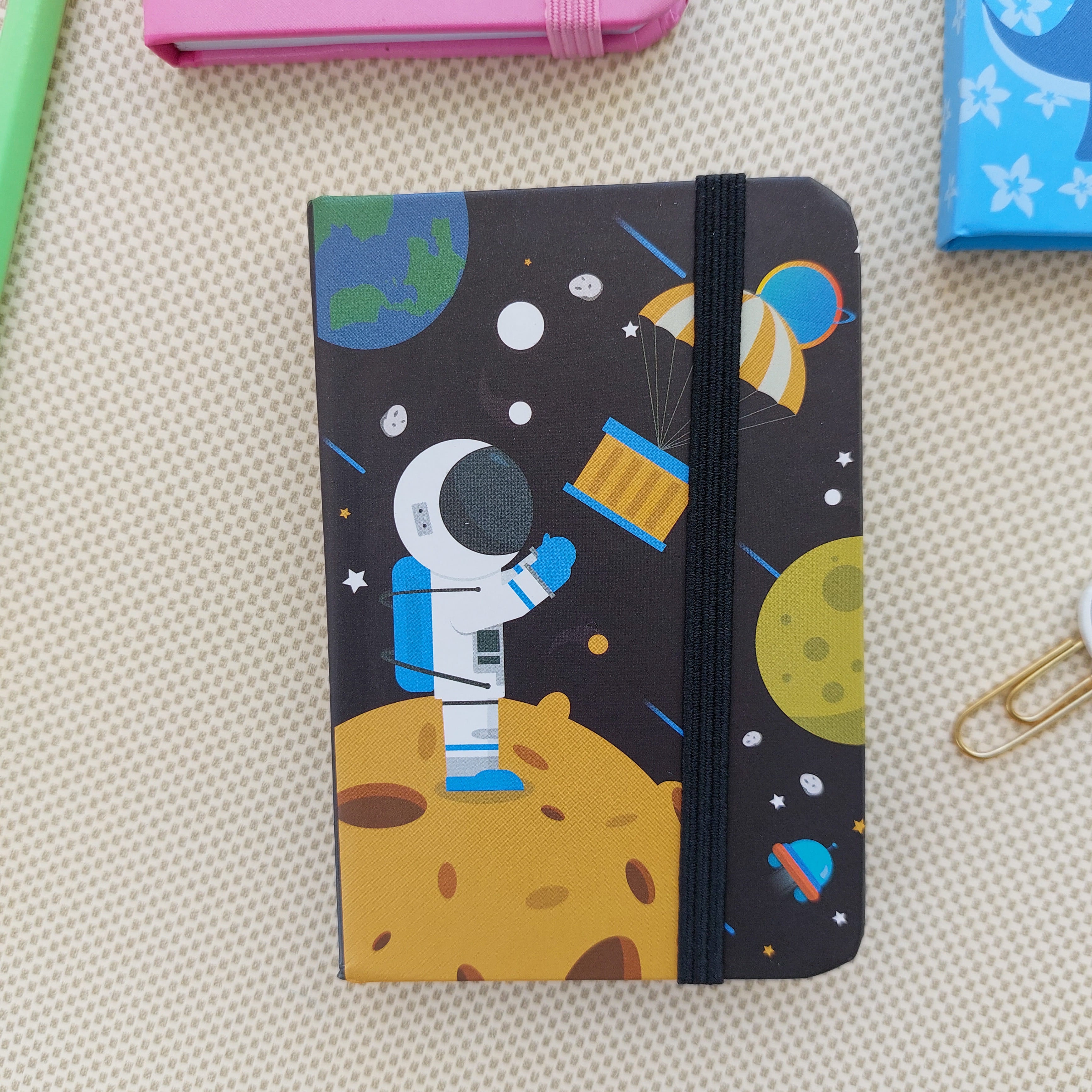 Space and Dino Themed Ruled Diaries A5